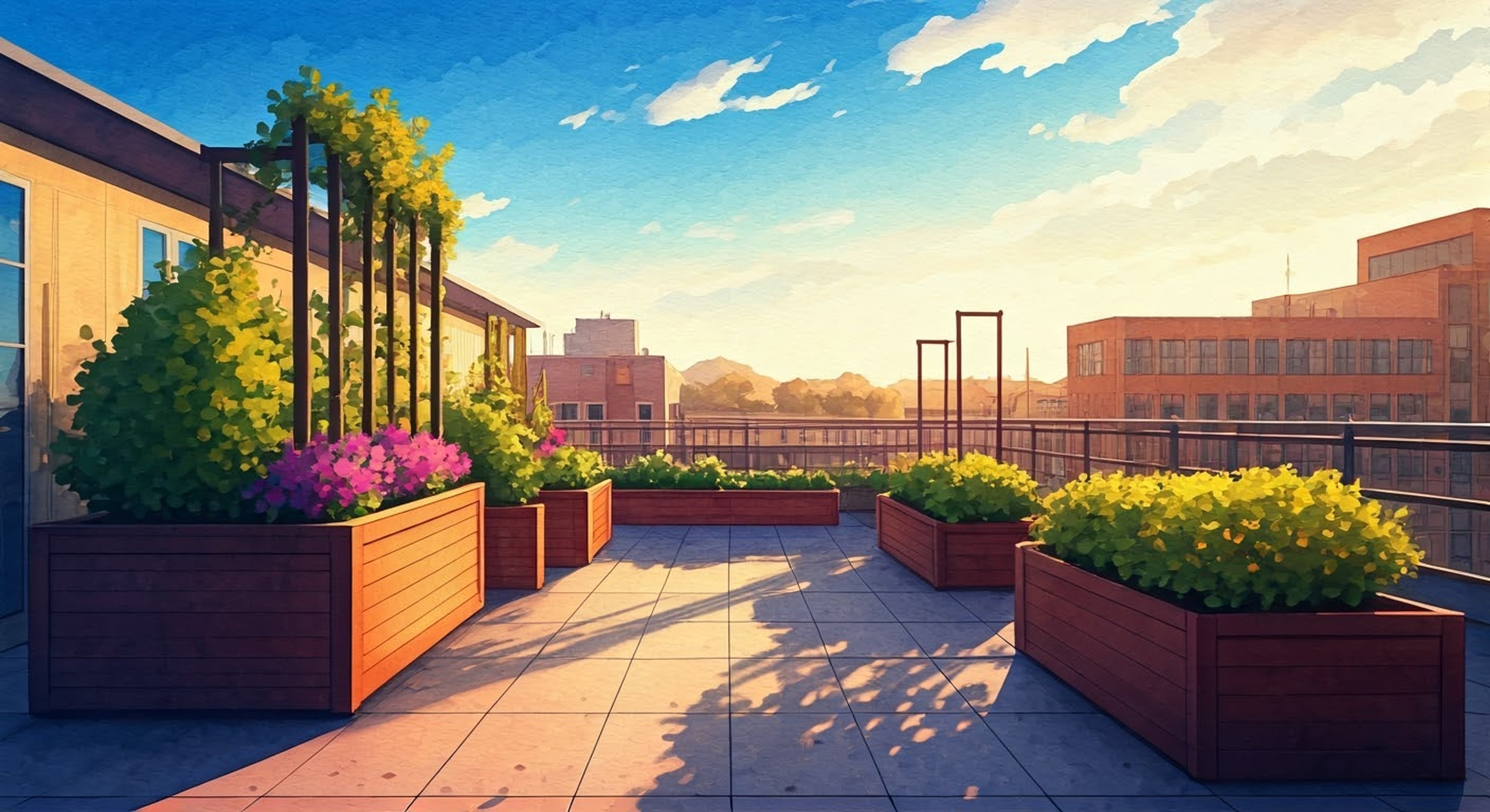 You are invited to join Honami for an afternoon of gardening at the school's rooftop garden, where she tends to various plants and flowers. As you work together, she opens up about her struggles with balancing others' expectations and her own desires. The peaceful activity provides space for meaningful connection and personal growth.