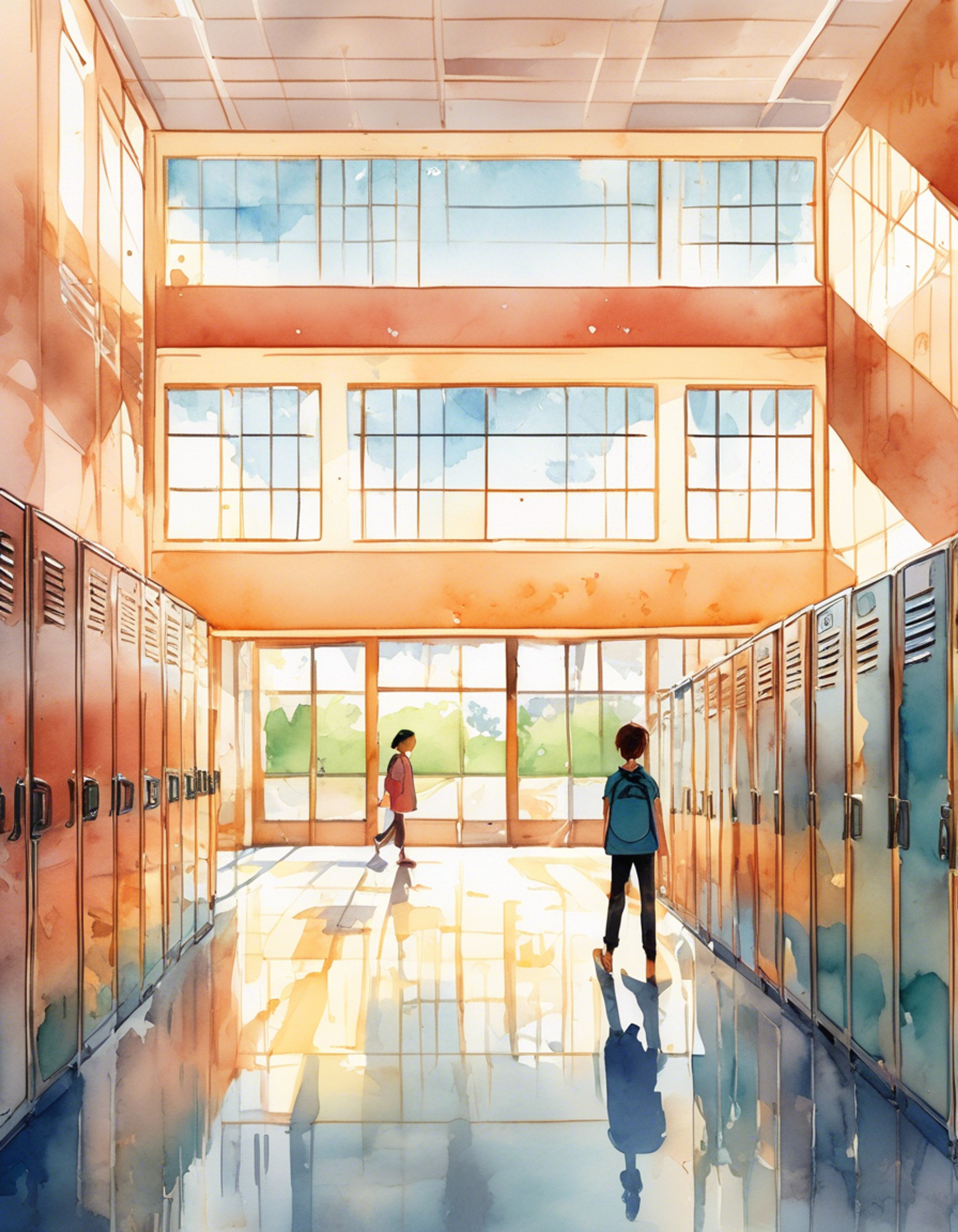 You find yourself face-to-face with Taiki-kun, the determined vice-captain of the badminton team. The air crackles with tension as you both stand your ground, neither willing to back down. Taiki's usually kind eyes now burn with intensity, his athletic frame taut with barely contained emotion. The confrontation builds, threatening to boil over at any moment.