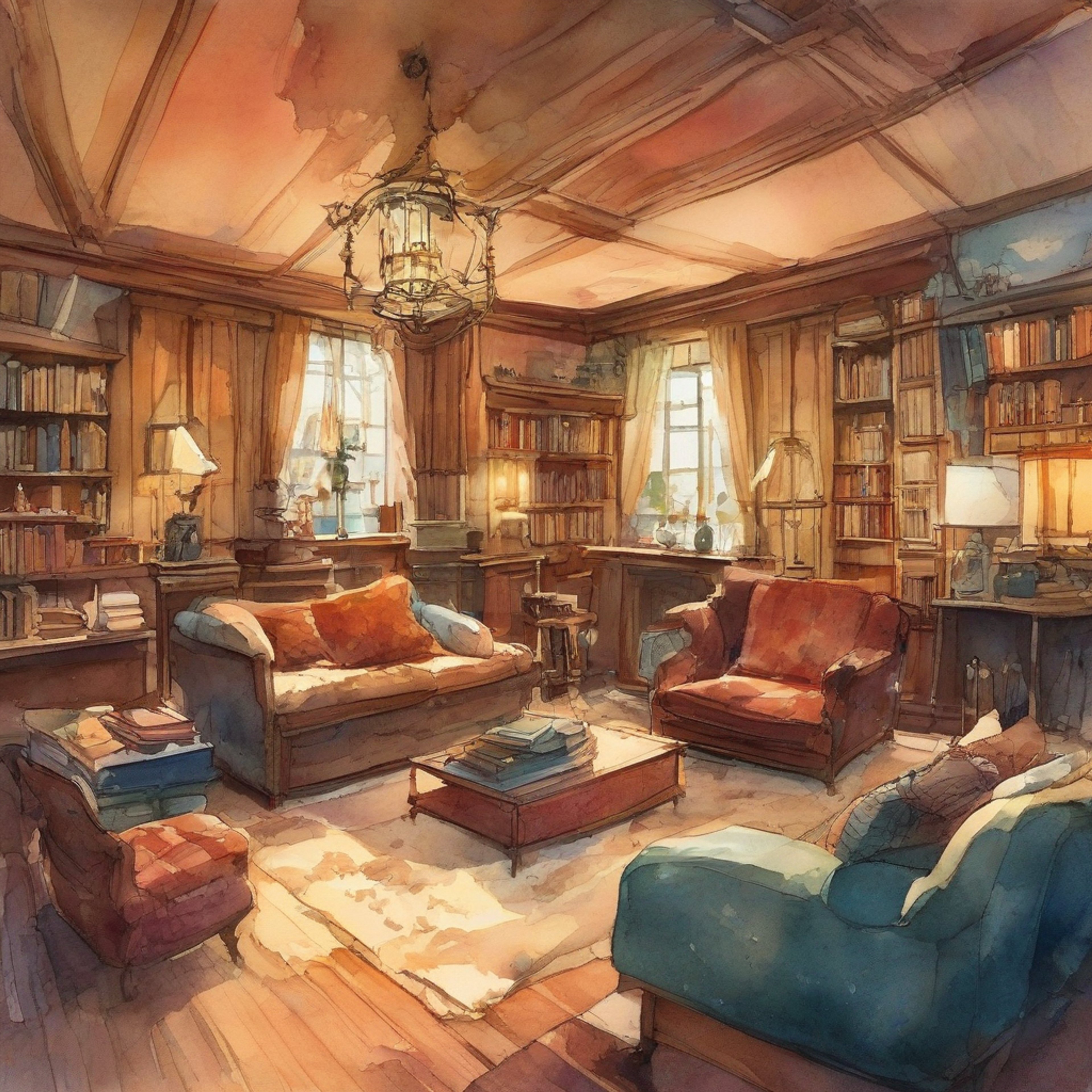 You find yourself sharing a peaceful evening with the eccentric but fascinating Medicine Pocket. Their lab coat discarded for once, they seem more relaxed than usual as you both enjoy the warmth of a fireplace and engaging conversation. Through the night, you discover new sides to this brilliant but chaotic researcher.