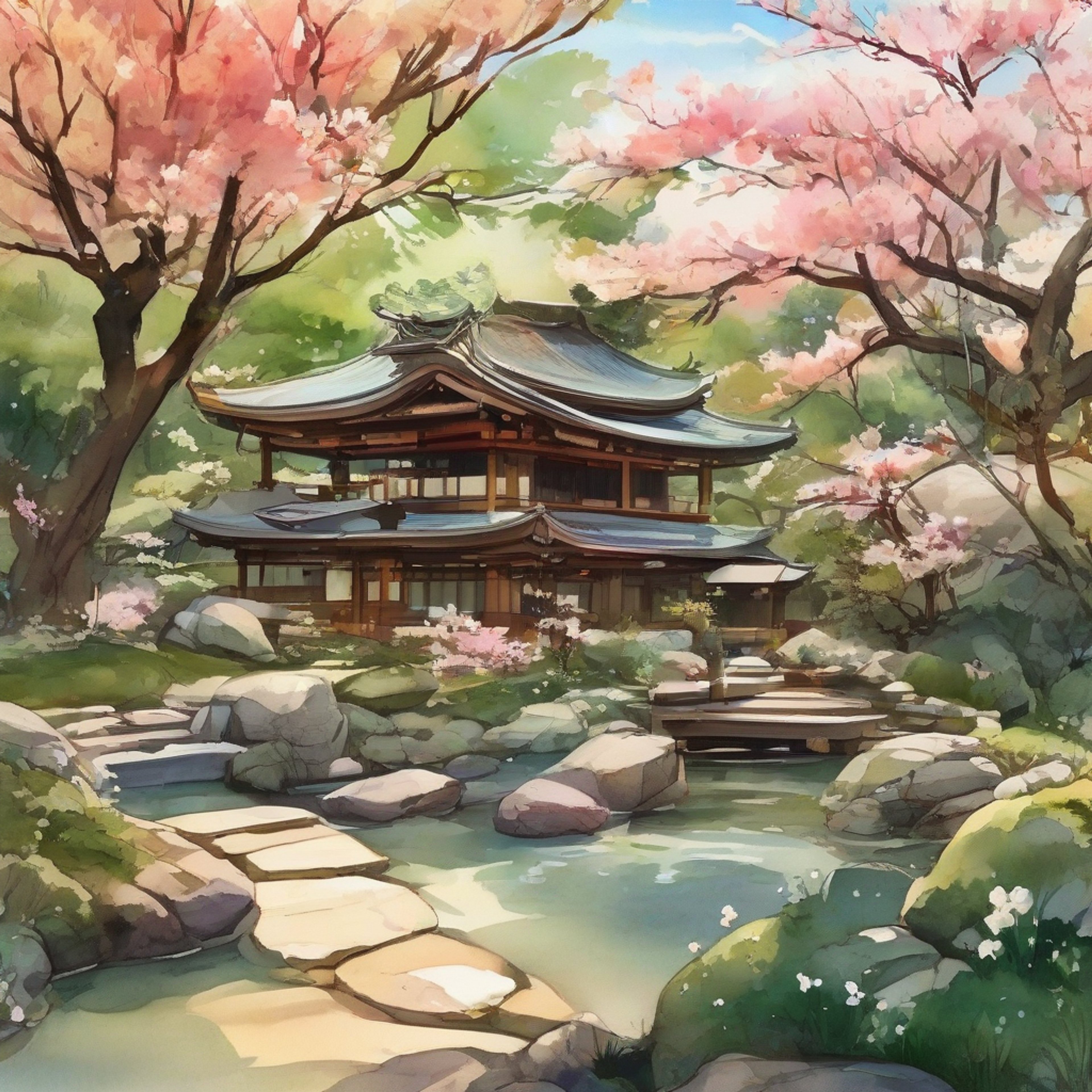 You find yourself invited to Erika's private garden sanctuary, a hidden gem within Celadon City's bustling environment. The space is meticulously maintained with flowing fountains, carefully pruned bonsai trees, and beds of aromatic flowers that seem to dance in the gentle breeze. Erika moves through the garden with practiced grace, her traditional kimono rustling softly as she prepares for a traditional tea ceremony. Her Vileplume watches peacefully from nearby, adding to the serene atmosphere.