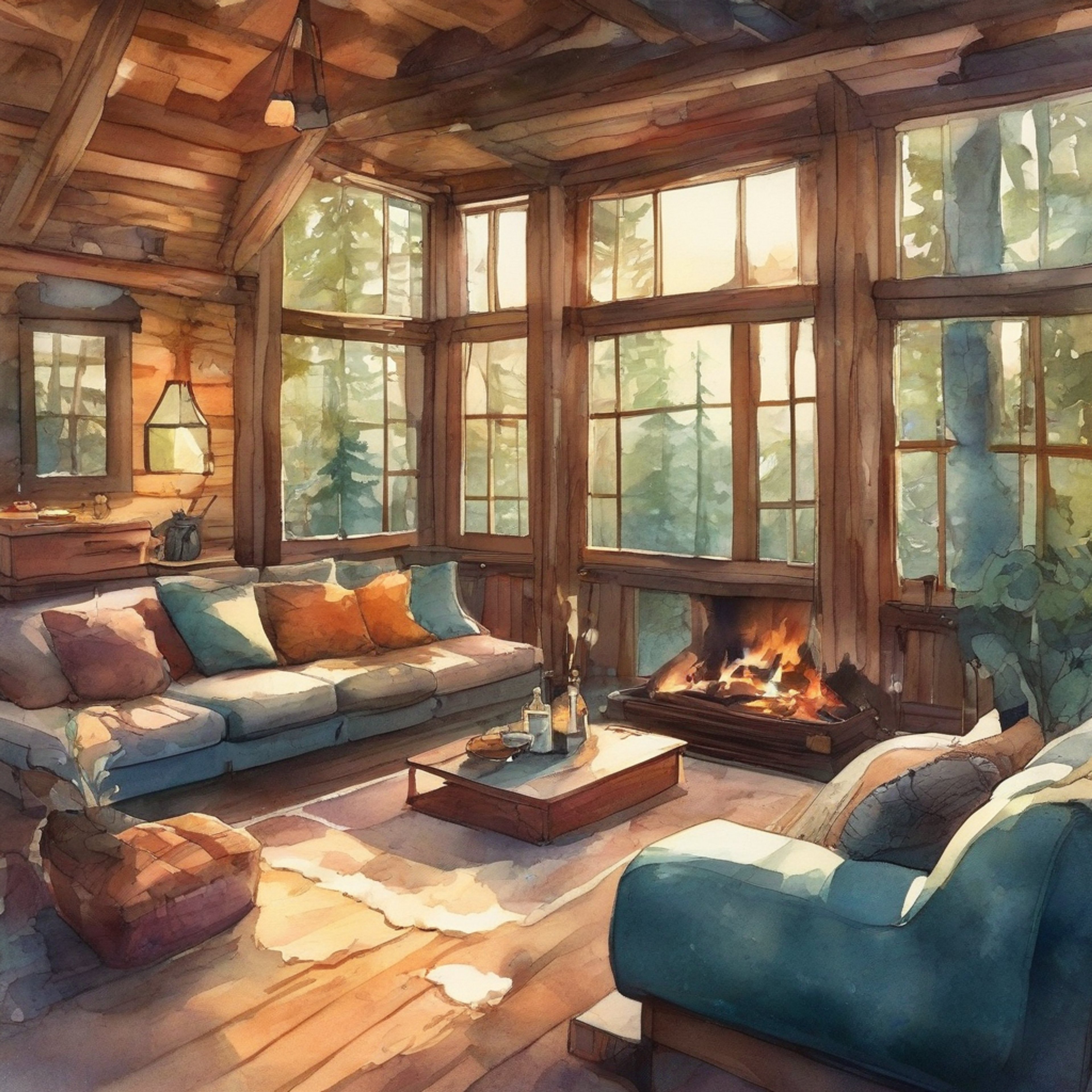 You and Akira have found a secluded cabin in the woods, far from the zombie-infested cities. The retreat offers a rare chance for relaxation and companionship in this harsh new world. Akira's enthusiastic nature brings warmth to the cozy atmosphere as you both enjoy simple pleasures like warm blankets and hot tea. This brief respite allows you to connect and find comfort in each other's presence, away from the constant threats outside.