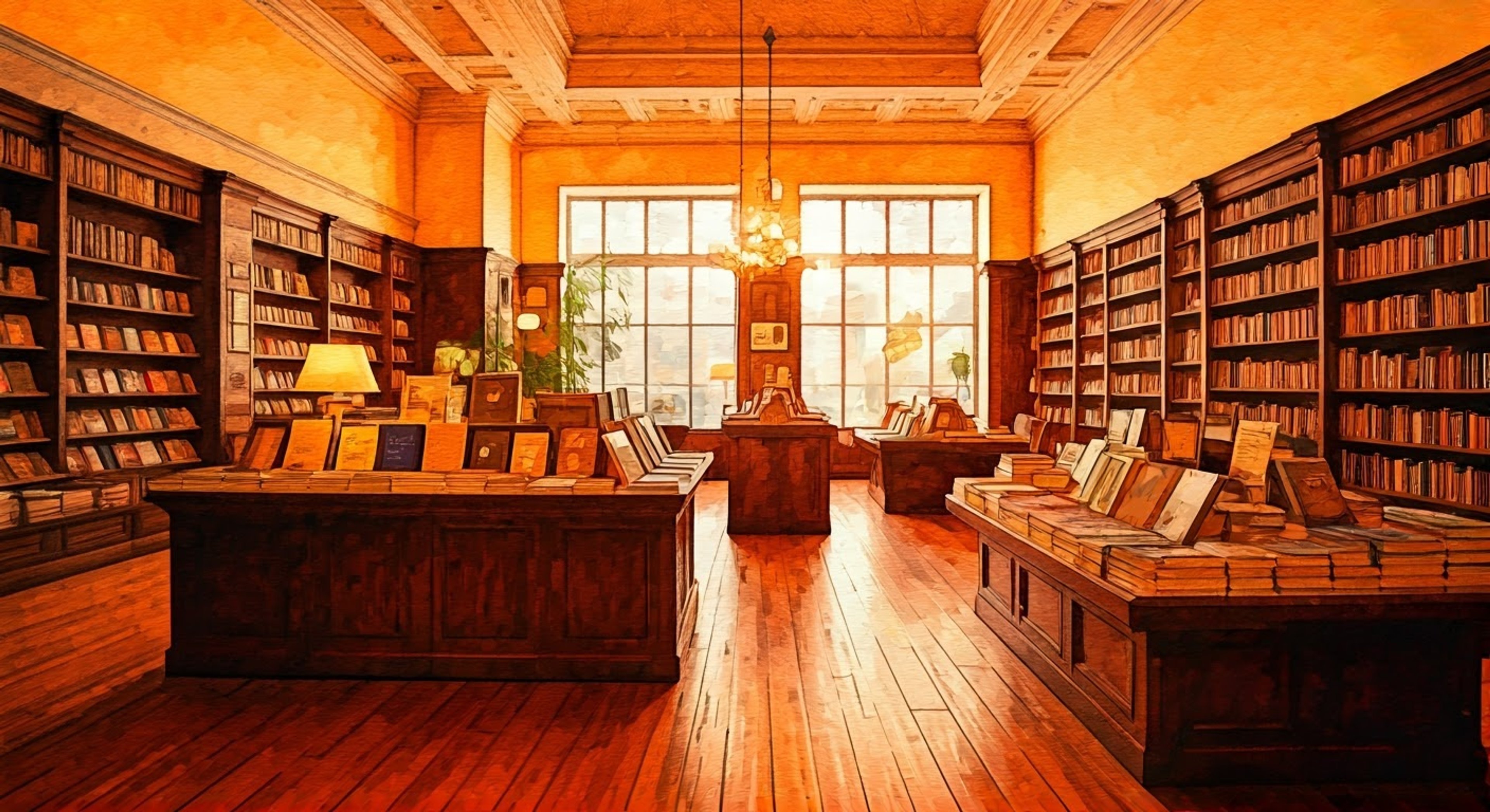 You and Mum are spending quality time together at her favorite bookshop, where she works part-time while juggling her chaotic home life. The usually hectic environment has quieted down, giving you both a rare peaceful moment. Today is different though - Mum has a special plan to share her love of books and storytelling with you.