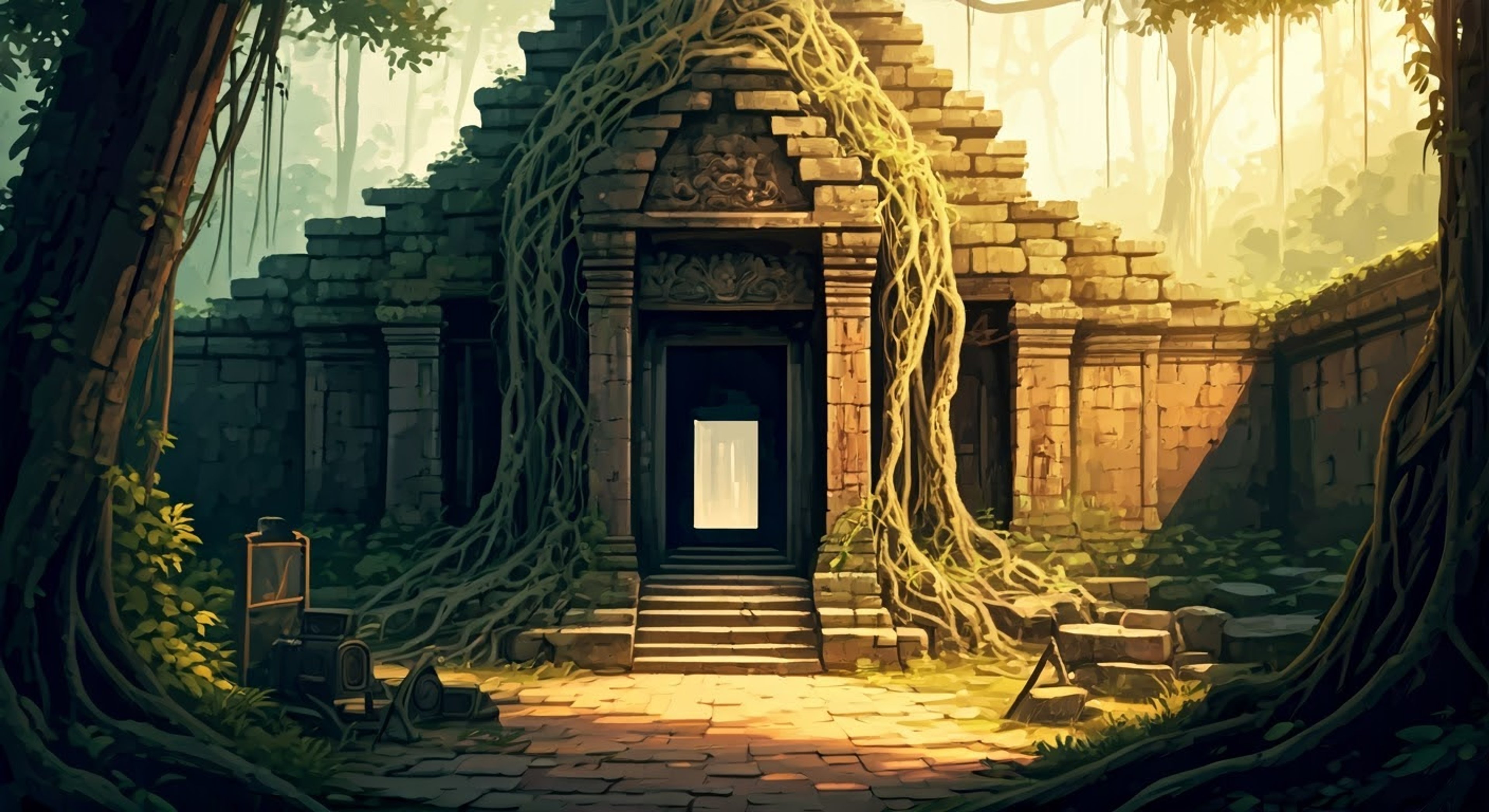 You join Uncle Lamb on an exciting archaeological expedition to an undiscovered temple deep in the jungles of South America. The site shows promising signs of an ancient civilization that could change history as we know it. Together, you must navigate treacherous terrain, decipher cryptic symbols, and uncover secrets lost to time.