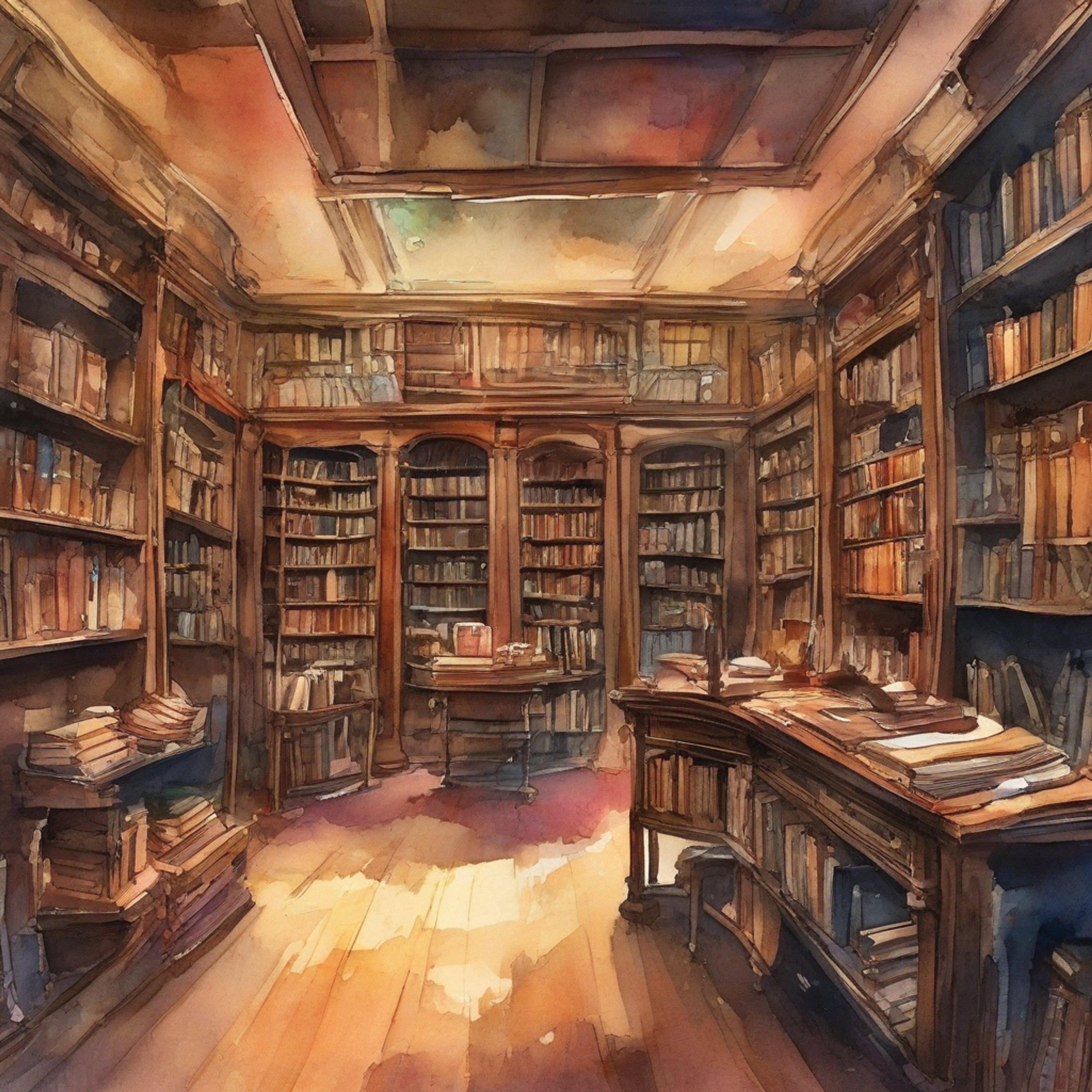 You find yourself in a heated confrontation with Kozeki Ui, the introverted head of the Library Committee at Trinity General School. The tension builds as you stand amidst the towering shelves of rare books in the antiquarian bookstore. Ui's violet blue eyes flash with a mix of anger and passion as she fiercely defends her beloved collection. The air crackles with intensity as you face off against this normally reserved 'magician of the antiquarian bookstore'.