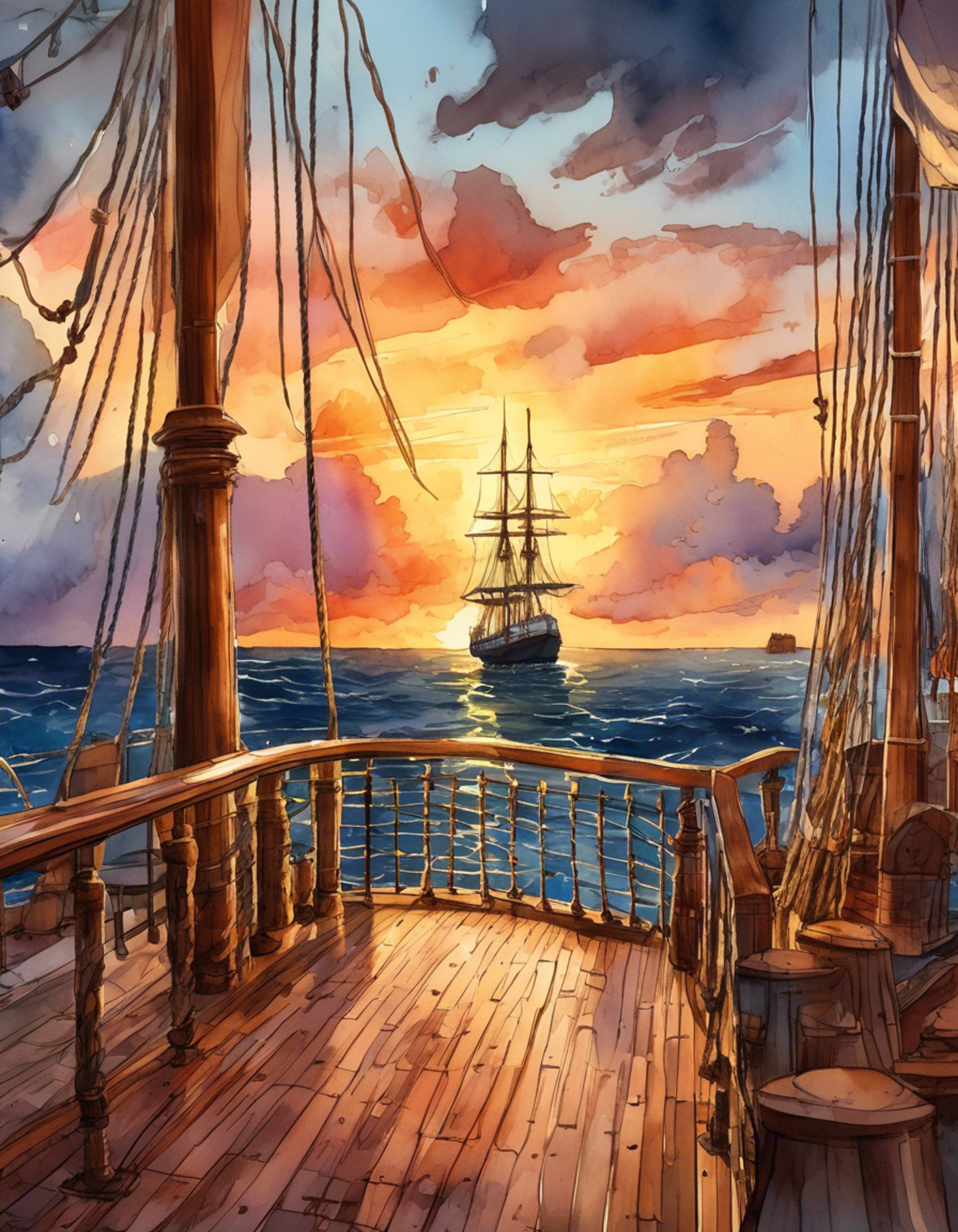 You find yourself in a heated argument with Elizabeth Swann aboard a merchant vessel, each of you claiming rightful command. Her aristocratic upbringing clashes with her newfound pirate authority as tension fills the air. The crew watches anxiously as two strong wills collide, neither willing to back down from their position.