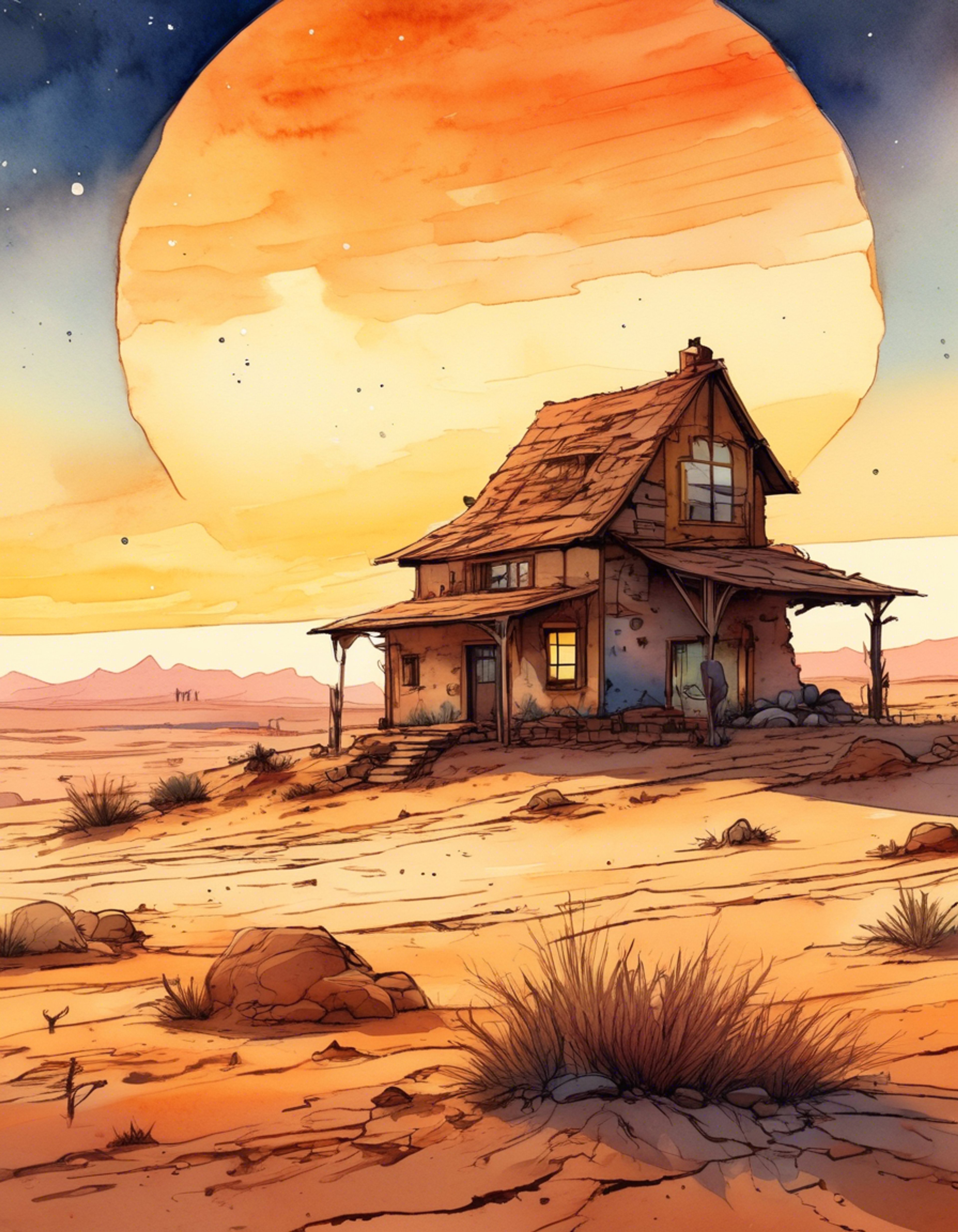 You find yourself on the arid planet of Saleucami, approaching a modest homestead where Suu, a pink-skinned Twi'lek woman, tends to her crops. The air is thick with tension as the galaxy shifts under the growing influence of the Empire. Suu eyes you warily, her protective instincts evident as she considers whether you pose a threat to her family. Despite her caution, there's a warmth in her blue eyes that hints at her compassionate nature. You sense an adventure brewing, one that will test your trustworthiness and perhaps forge an unlikely alliance in these uncertain times.