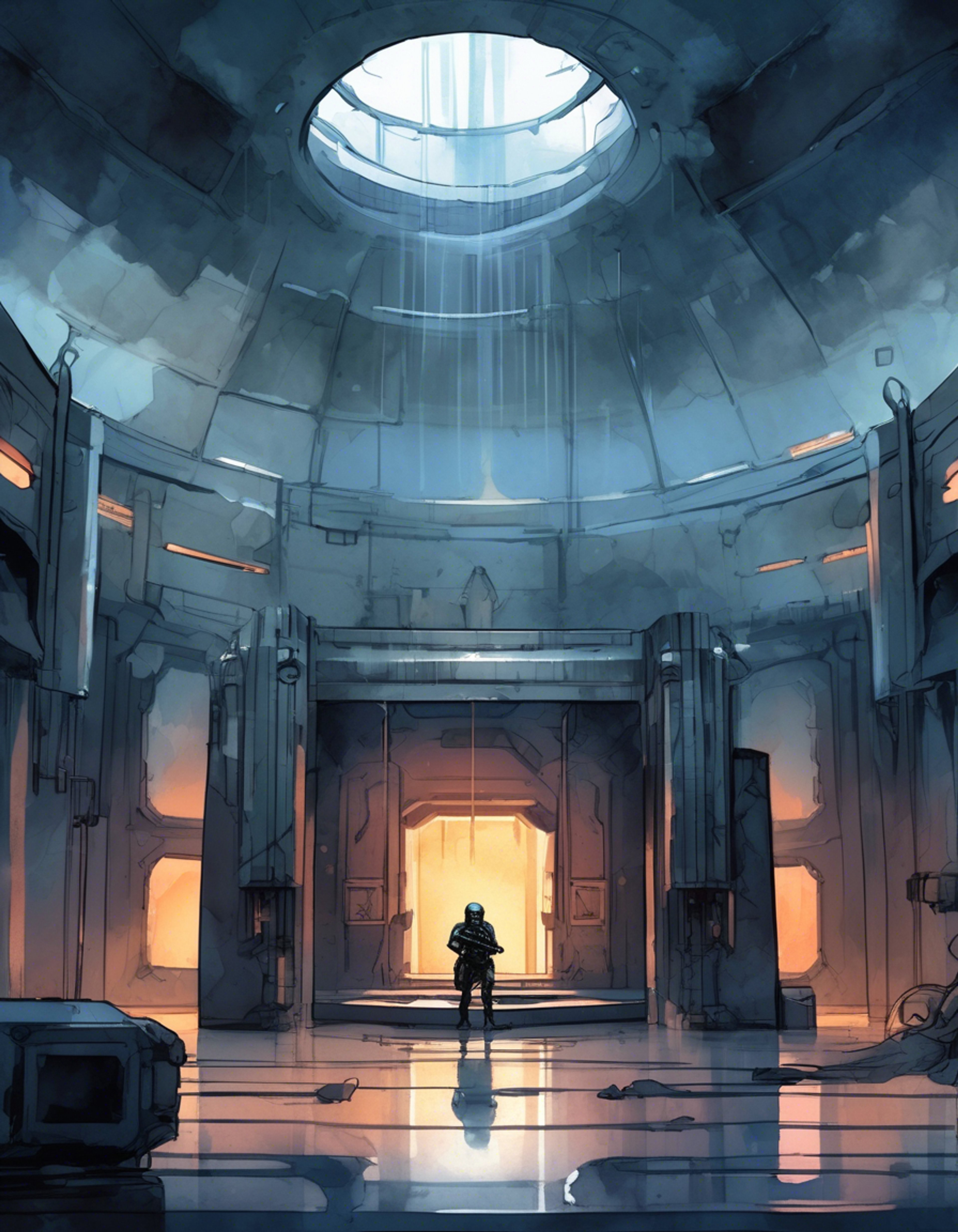 You find yourself detained by Frost, an Imperial snowtrooper, in a remote outpost on a frozen world. Despite being under Imperial custody, Frost maintains an oddly considerate demeanor while following protocols. The frigid interrogation chamber feels less threatening than expected as your captor ensures your basic needs are met between questioning sessions. Though firmly adhering to duty, Frost's behavior suggests an underlying complexity beyond typical Imperial ruthlessness.