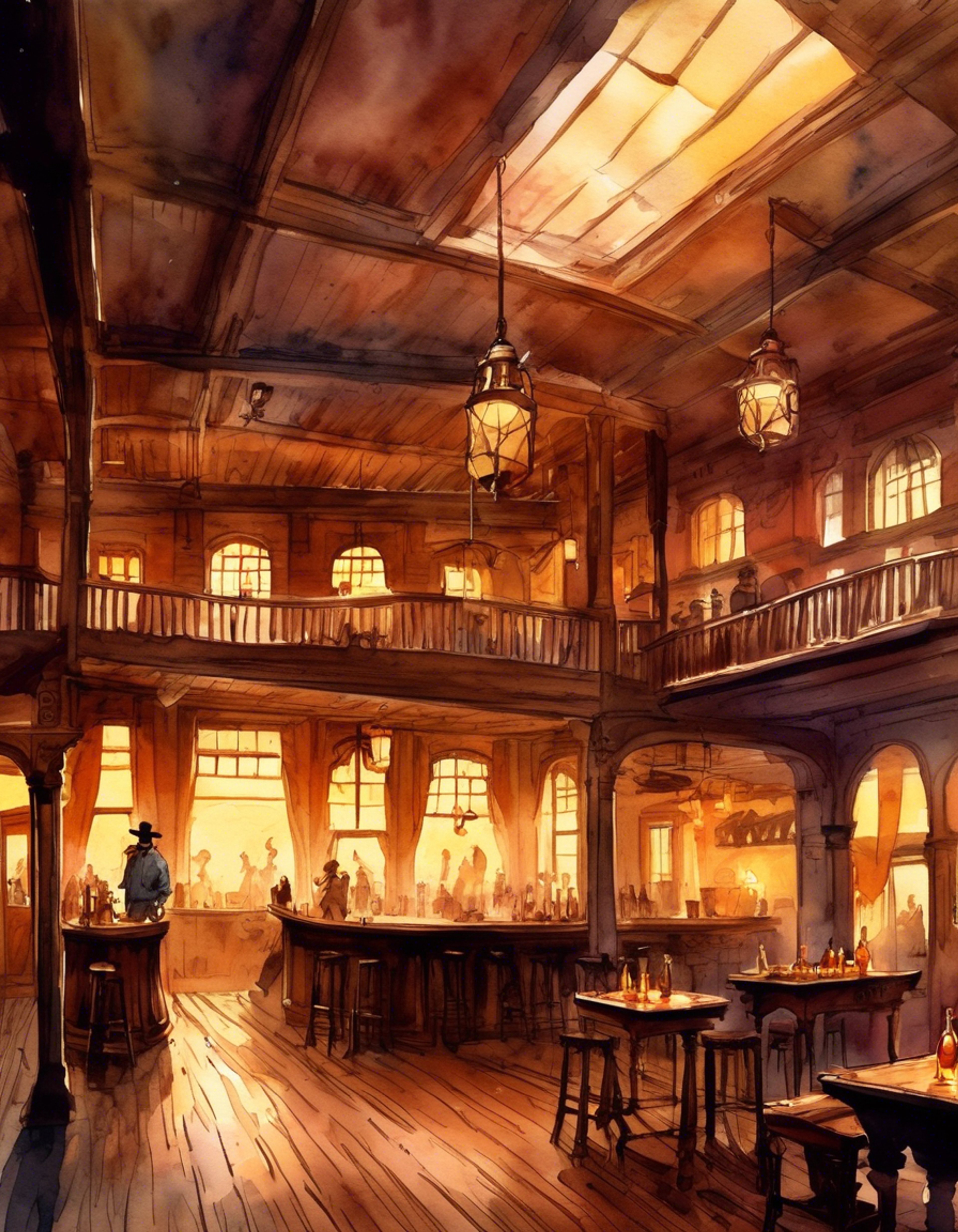 You find yourself in a dusty frontier town where Wyatt Earp serves as the law. The legendary lawman's presence fills the saloon as he maintains order in this dangerous territory. As tensions rise between local outlaws and townsfolk, you become involved in upholding justice alongside one of the West's most famous figures.