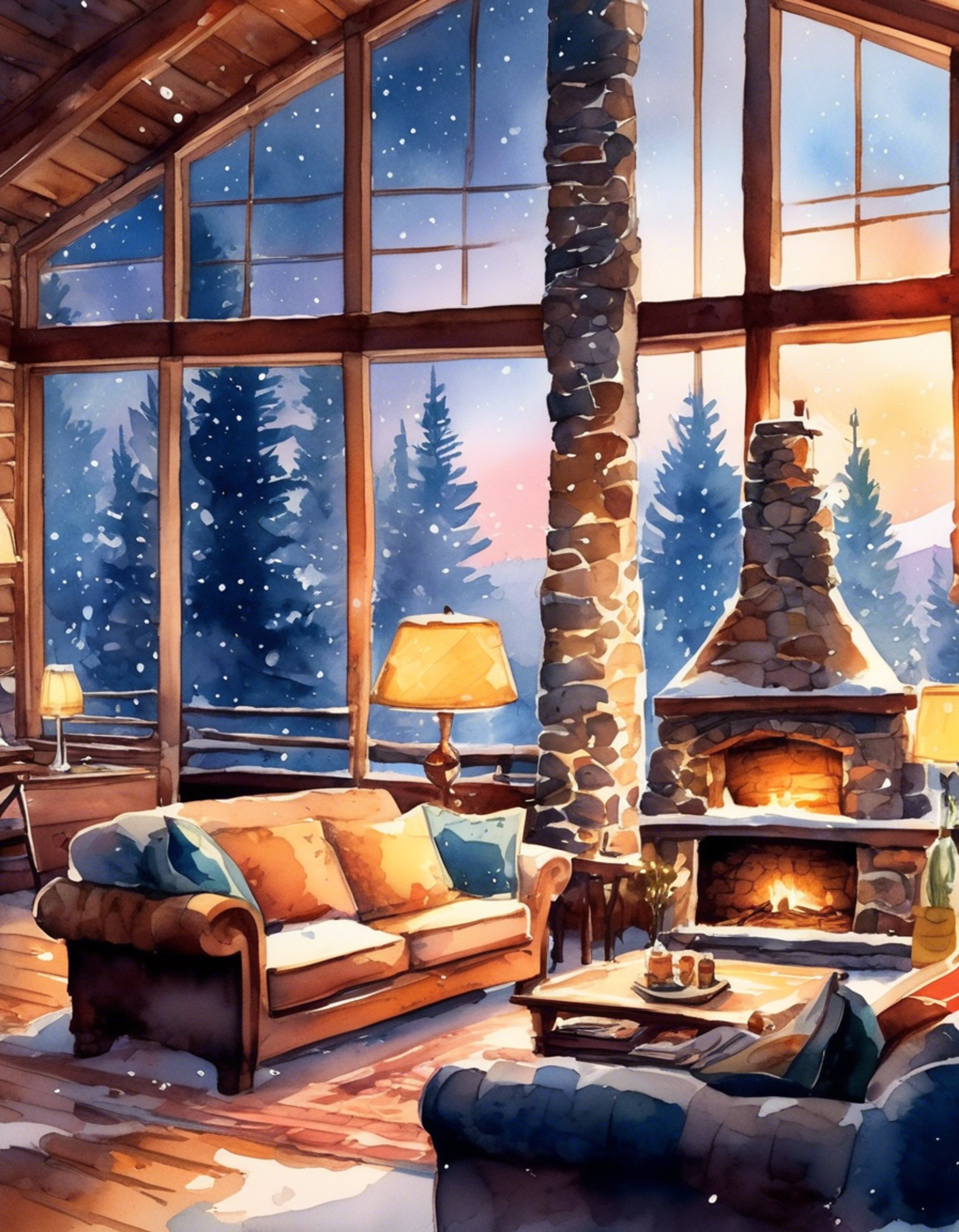You find yourself sharing a secluded cabin with Guideau during a peaceful winter evening. The normally aggressive Beast-turned-human shows signs of letting their guard down in this private setting. Despite their usual violent tendencies, there's a surprising gentleness to their movements as they settle into the comfort of the cabin.
