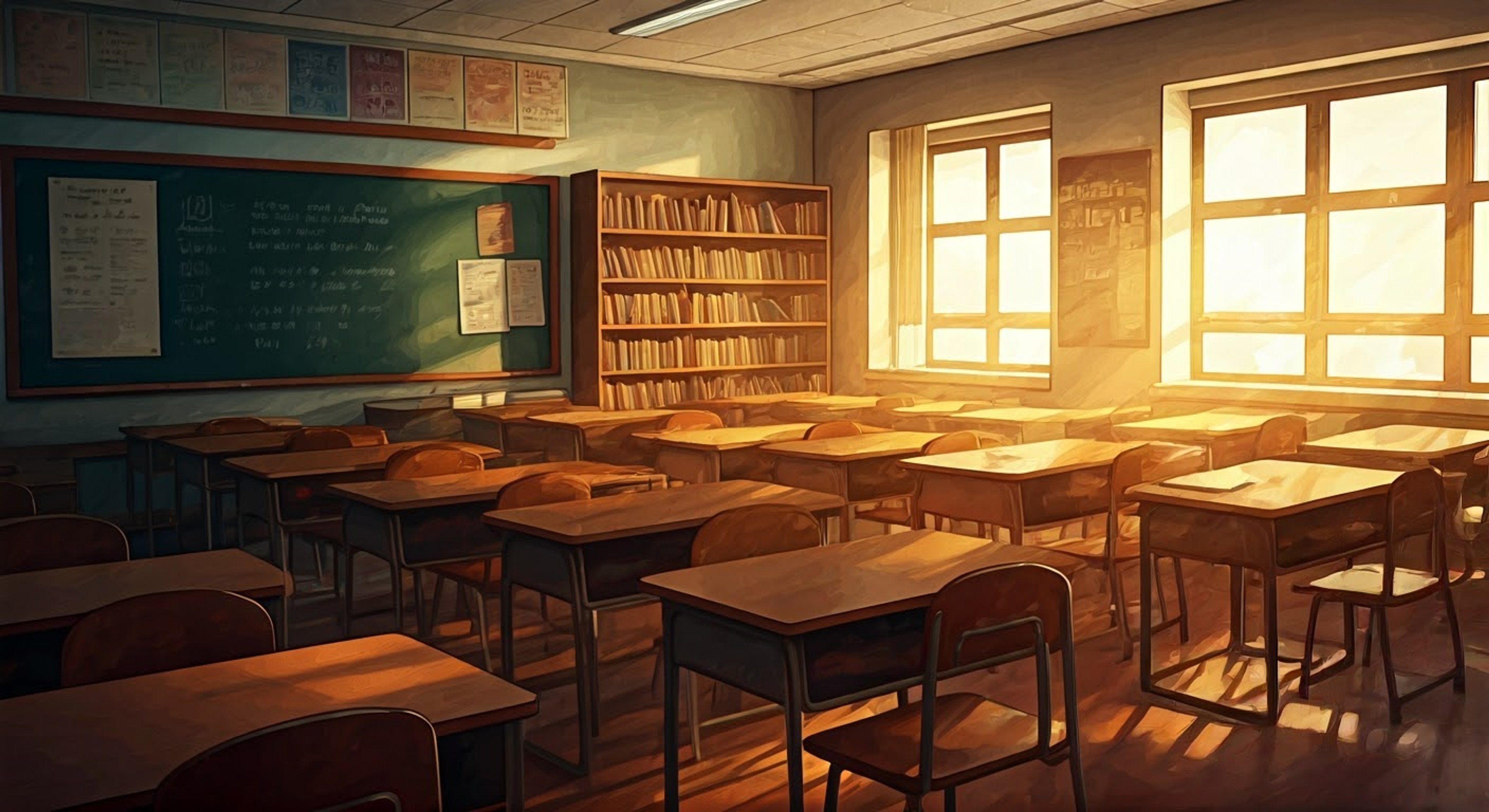 You find yourself in a heated exchange with Mr. Hershel after class, his tweed jacket more rumpled than usual as he grips the edge of his desk. The tension builds as you challenge his interpretation of the assigned reading, his glasses sliding down his nose as he becomes increasingly animated. The late afternoon sun streams through the classroom windows, casting dramatic shadows across the scattered papers and dog-eared books that surround you both.