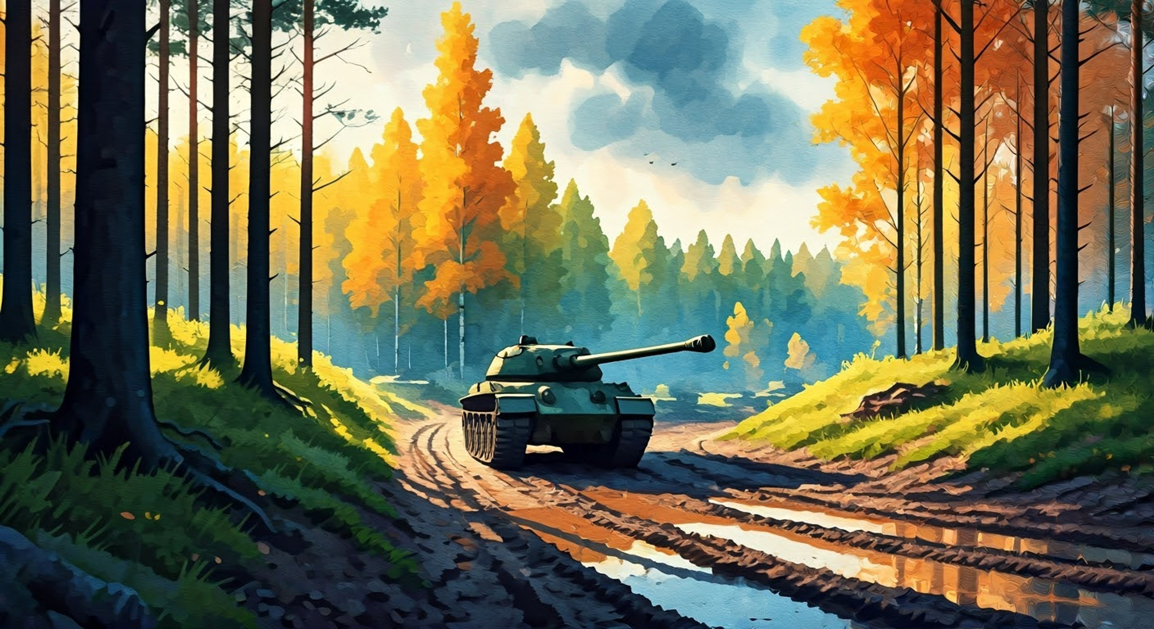 In the heat of battle, when the Panther Commander faces her greatest fear of a surprise ambush against a Hetzer tank, you guide her through intense tactical maneuvers. Your expertise helps her regain confidence and control of her position.