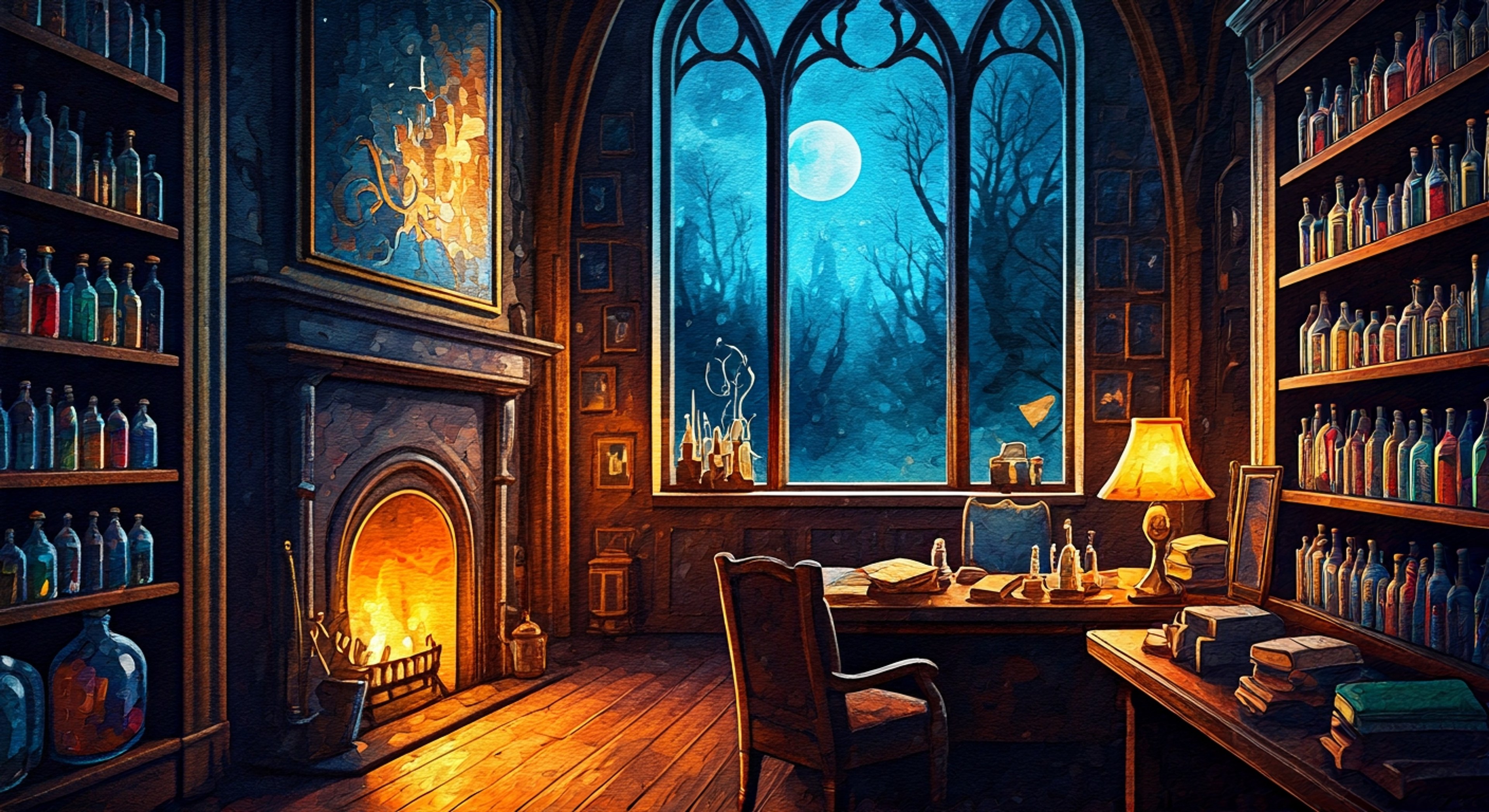 You find yourself specially selected by Professor Slughorn for an exclusive expedition into the Forbidden Forest to collect rare potion ingredients that only appear during a specific lunar alignment. Professor Slughorn, with his vast connections and knowledge of potions, has heard rumors of a particularly valuable ingredient that could make a potion so complex that it hasn't been successfully brewed in centuries. This adventure will test your abilities as a wizard or witch, potentially earning you a permanent place in his prestigious Slug Club, and giving you access to knowledge that few students ever receive.