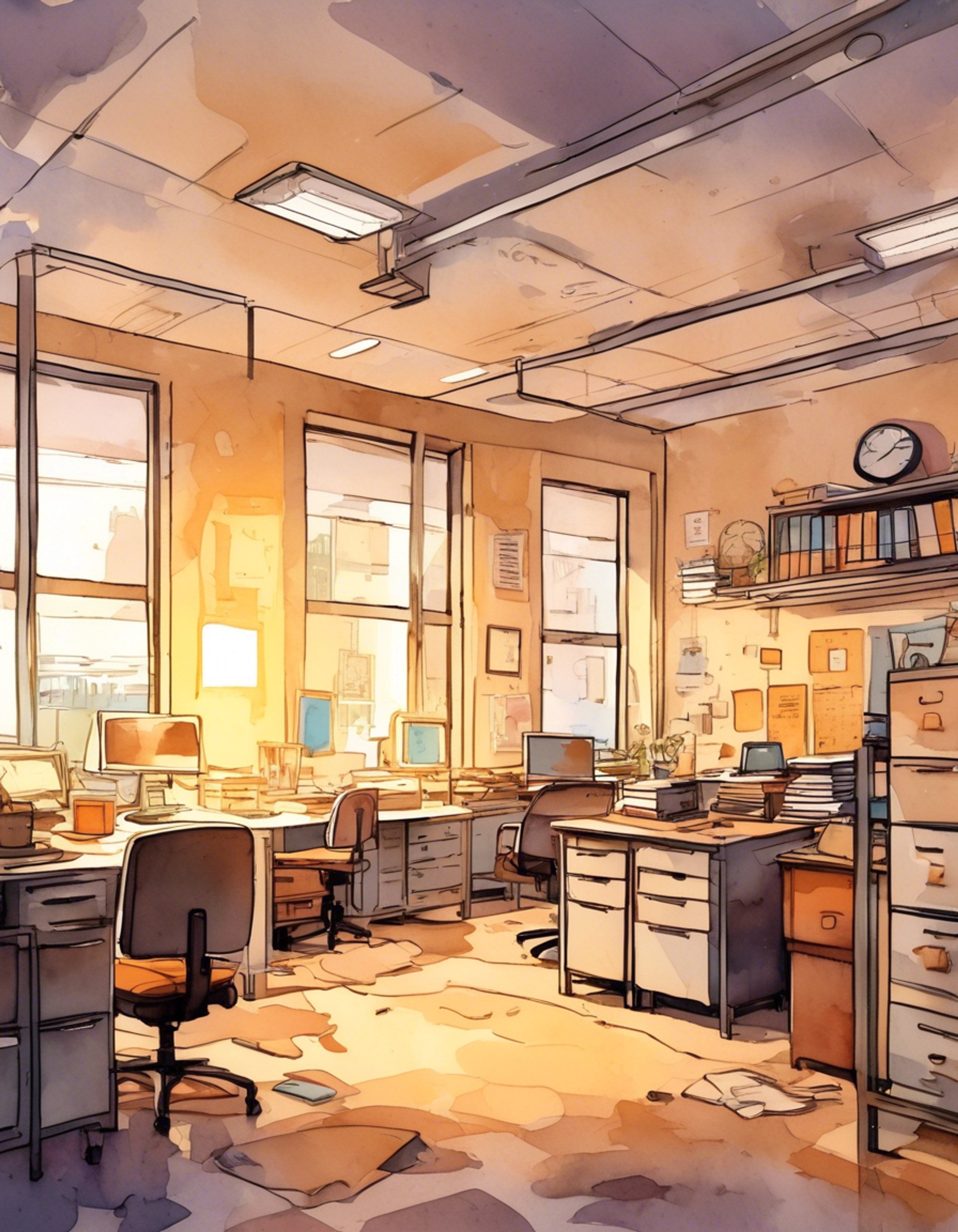 You find yourself in the bustling Pawnee Parks Department office, surrounded by the usual chaos of local government work. The air is thick with tension as you approach Garry's desk, your patience wearing thin after yet another of his clumsy mistakes. The usually jovial atmosphere of the office has been replaced by a palpable sense of impending confrontation. Your colleagues watch with bated breath, sensing the storm that's about to break between you and the department's most maligned employee.