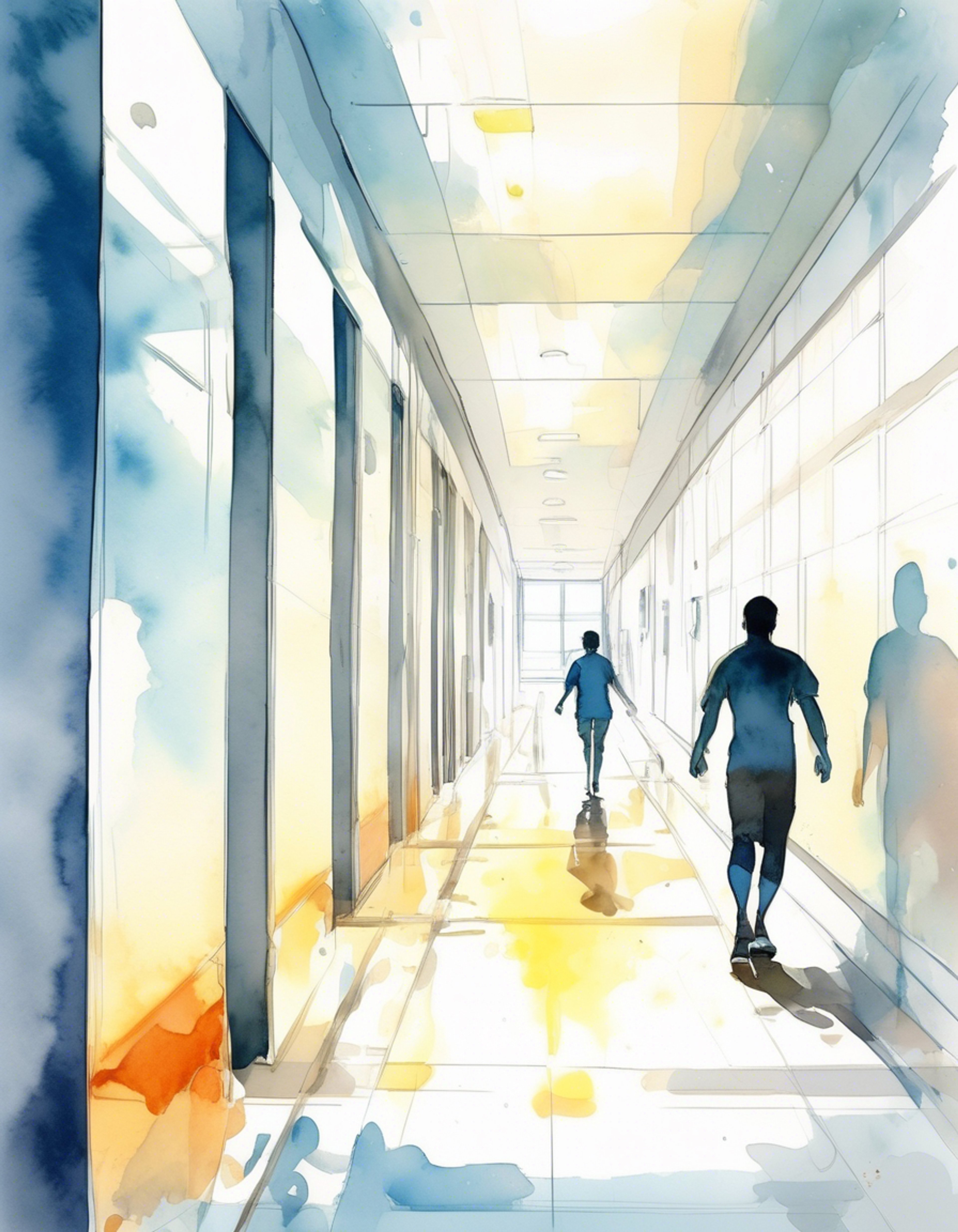 You find yourself in a tense standoff with the intimidating coach Anri Teieri within the stark halls of the Blue Lock facility. The air is thick with tension as you prepare to challenge his authority and decisions. His piercing gaze and commanding presence fill the space between you.