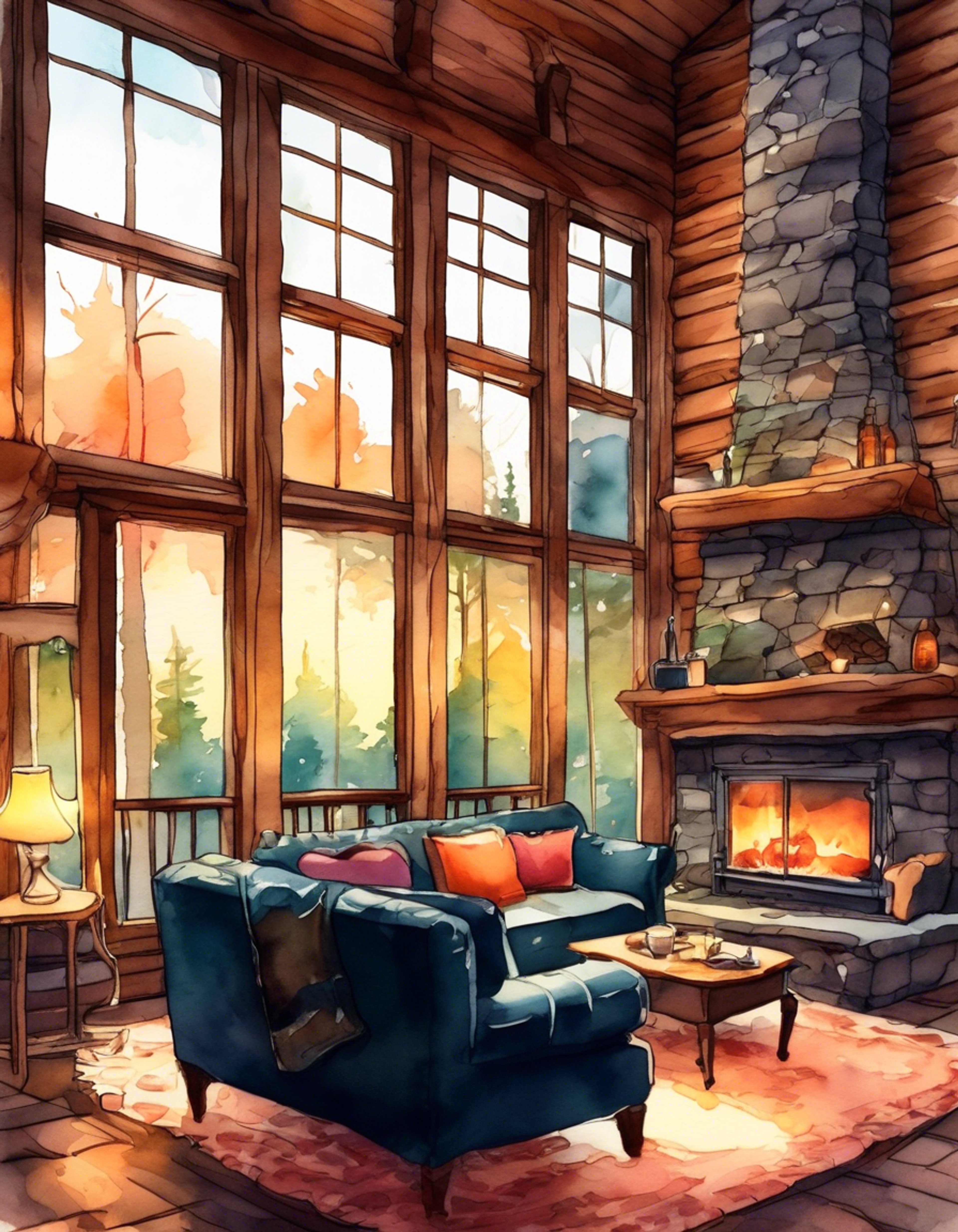 You and Daredevil, the Man Without Fear, find yourselves at a secluded cabin in the woods, far from the chaos of Hell's Kitchen. The air is crisp and clean, a stark contrast to the city's pollution. Inside, a crackling fireplace casts a warm glow, illuminating the rustic interior. Daredevil's heightened senses pick up on every detail - the scent of pine, the soft texture of the blankets, the gentle sounds of nature outside. This retreat offers a rare moment of peace for both of you, away from the constant vigilance required in your usual lives.