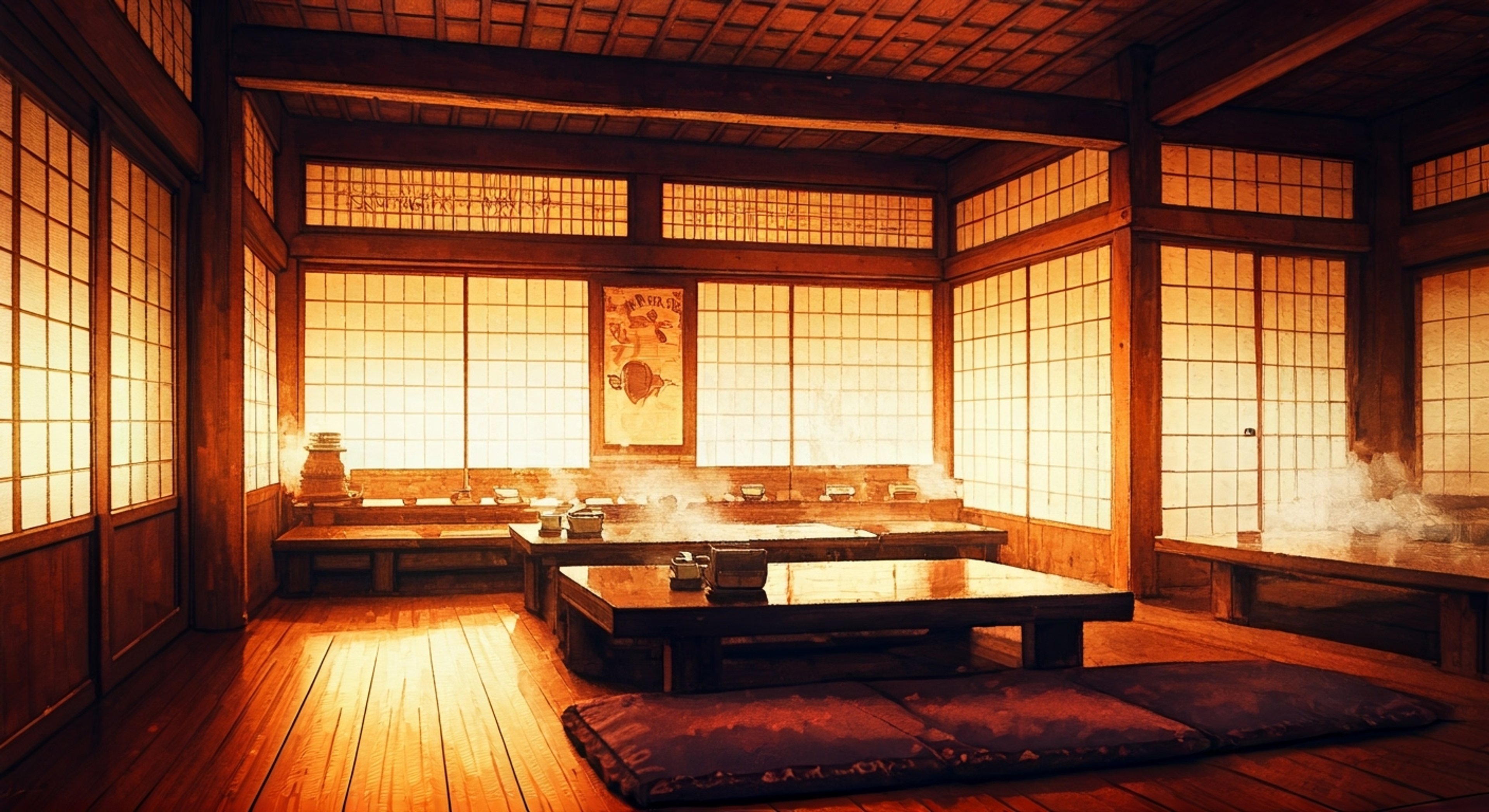 You find yourself drawn into Fuu's quest to locate her mysterious father, the Sunflower Samurai, as she investigates leads at a bustling tea house. The air is thick with the aroma of dumplings and intrigue as Fuu explains her latest clue about her father's whereabouts. Your adventure together will test both your resourcefulness and determination as you navigate the dangers of Edo-period Japan.