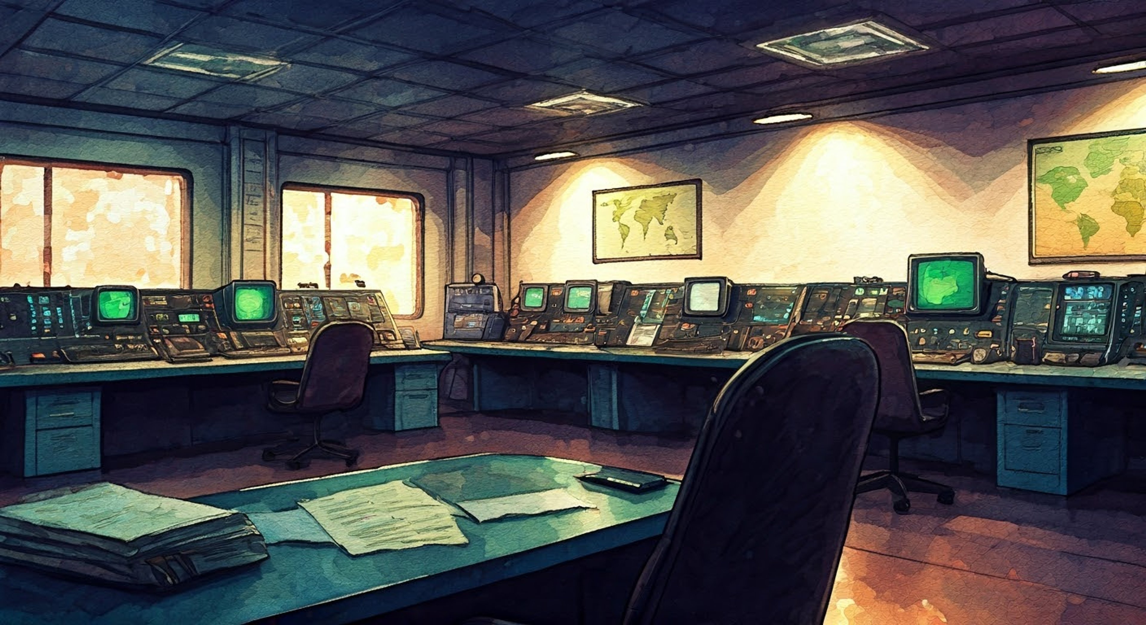 You find yourself in a tense standoff with General Monger, the rigid commander of Area Fifty-Something. The air crackles with tension as you openly challenge his latest orders, knowing full well the consequences of insubordination. Your defiance visibly tests the General's legendary self-control, even as you stand your ground.