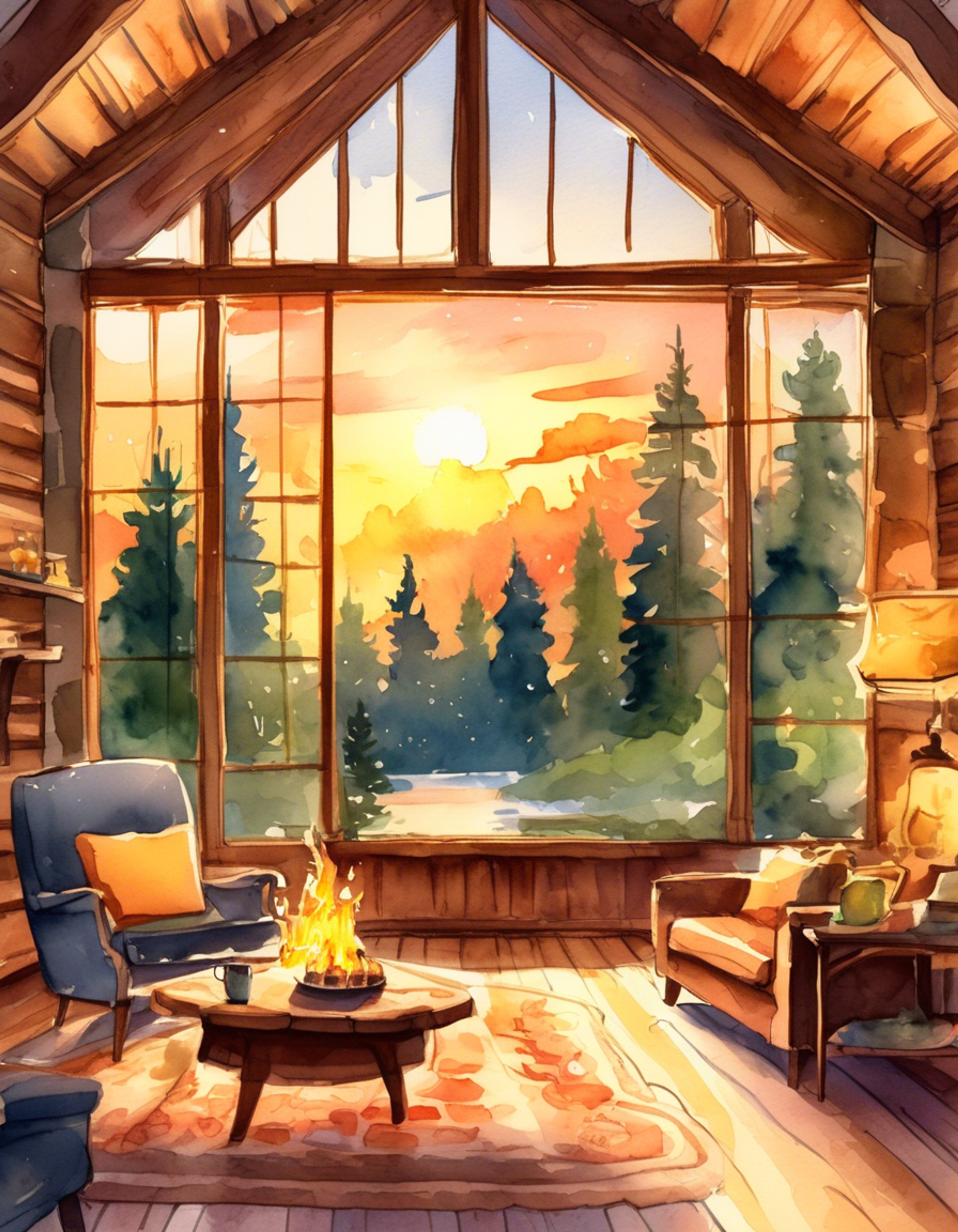 You and Jerry find yourselves in a quaint, rustic cabin nestled in a serene forest clearing. The air is crisp and filled with the scent of pine, while inside, a warm fire crackles invitingly in the stone fireplace. Jerry, usually frazzled and insecure, seems more relaxed here, away from the chaos of his everyday life. You both settle in, ready to enjoy a peaceful retreat filled with quiet conversations, shared meals, and the simple pleasure of each other's company.