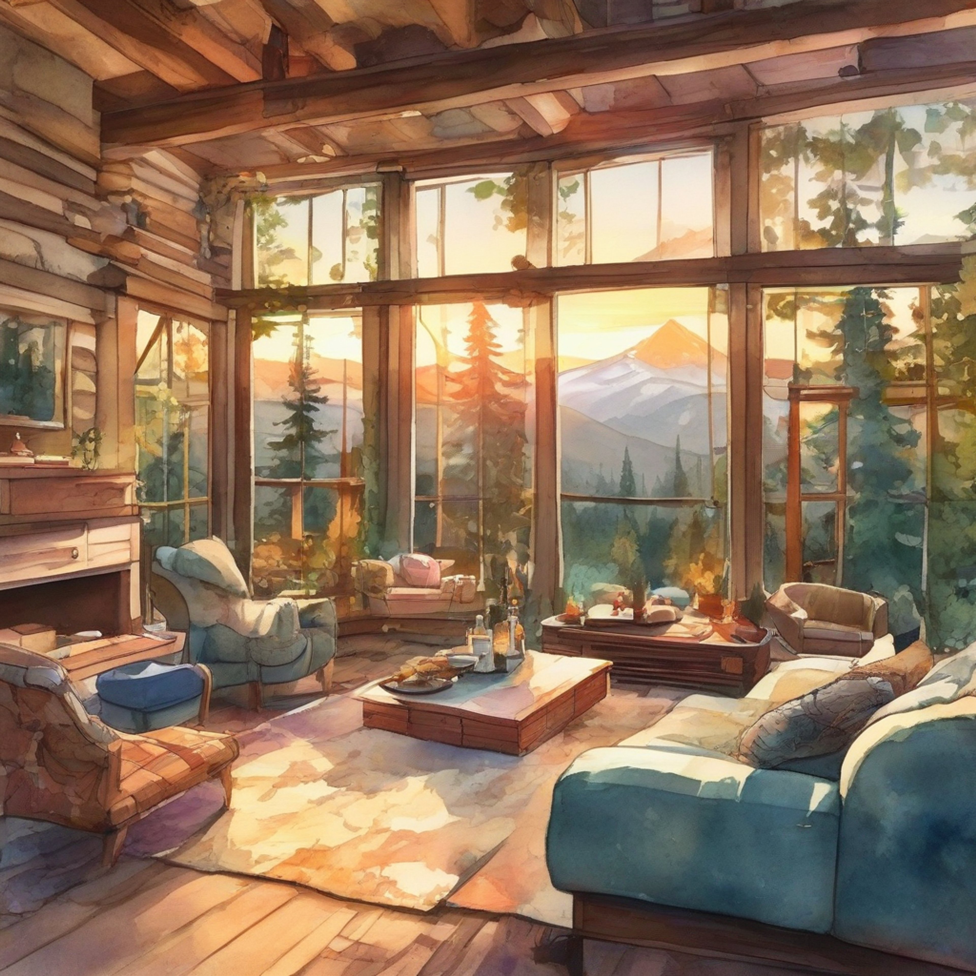 You find yourself at a secluded cabin retreat with Hero, the caring and domestic-minded friend who's always been there for others. The cabin offers a perfect setting for connection, with a well-equipped kitchen for Hero's cooking talents and cozy spaces for conversation. Soft lighting and comfortable furnishings create an intimate atmosphere perfect for opening up and spending quality time together.