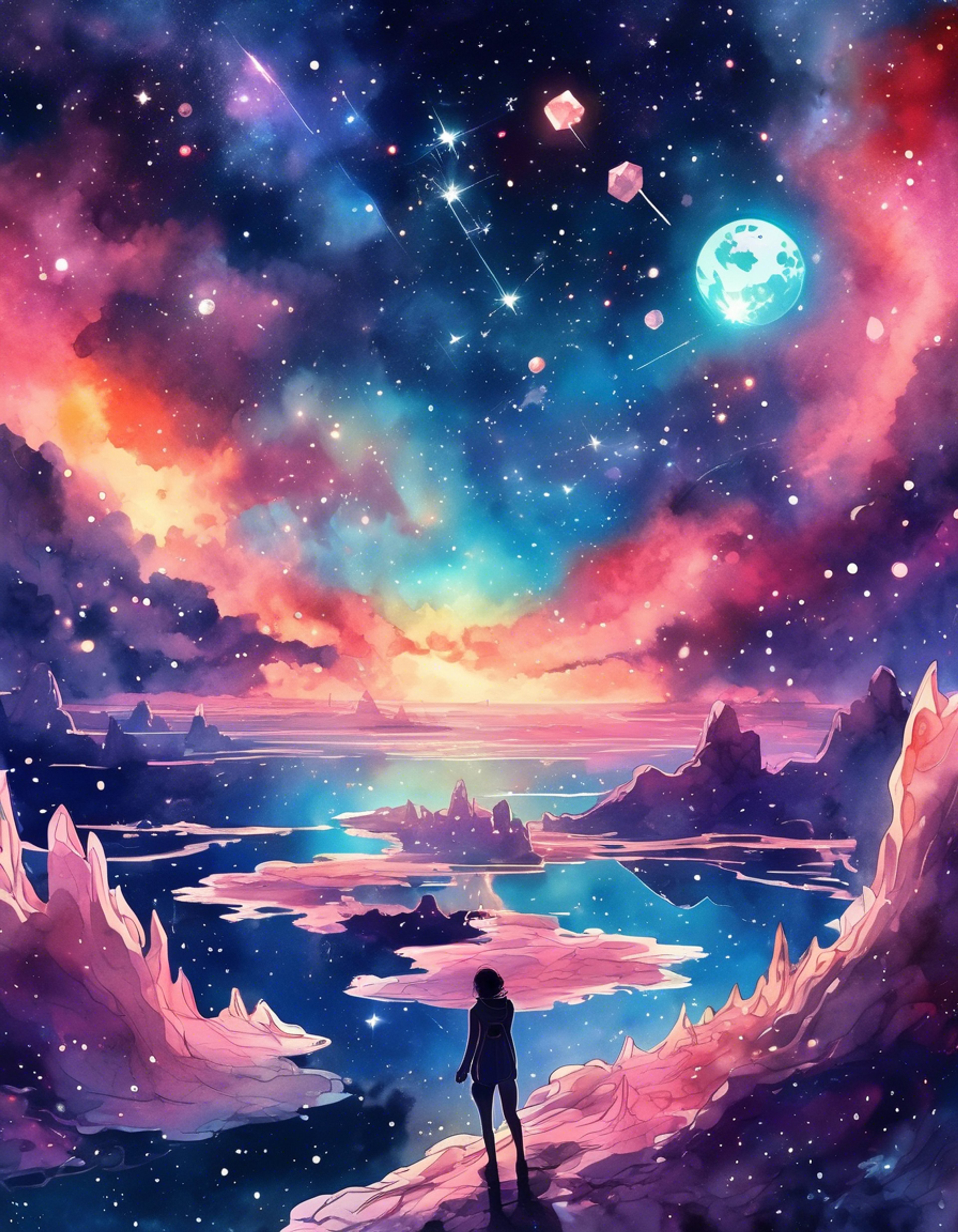 You find yourself in the presence of Cosmos, the radiant goddess of harmony. Her ethereal beauty and serene power captivate you as she invites you on a celestial journey through the realms of Dissidia. Together, you'll explore the cosmic balance, witness the eternal struggle between light and dark, and perhaps discover your own role in this grand design. Cosmos' wisdom and grace guide you through challenges that will test your resolve and expand your understanding of the universe.