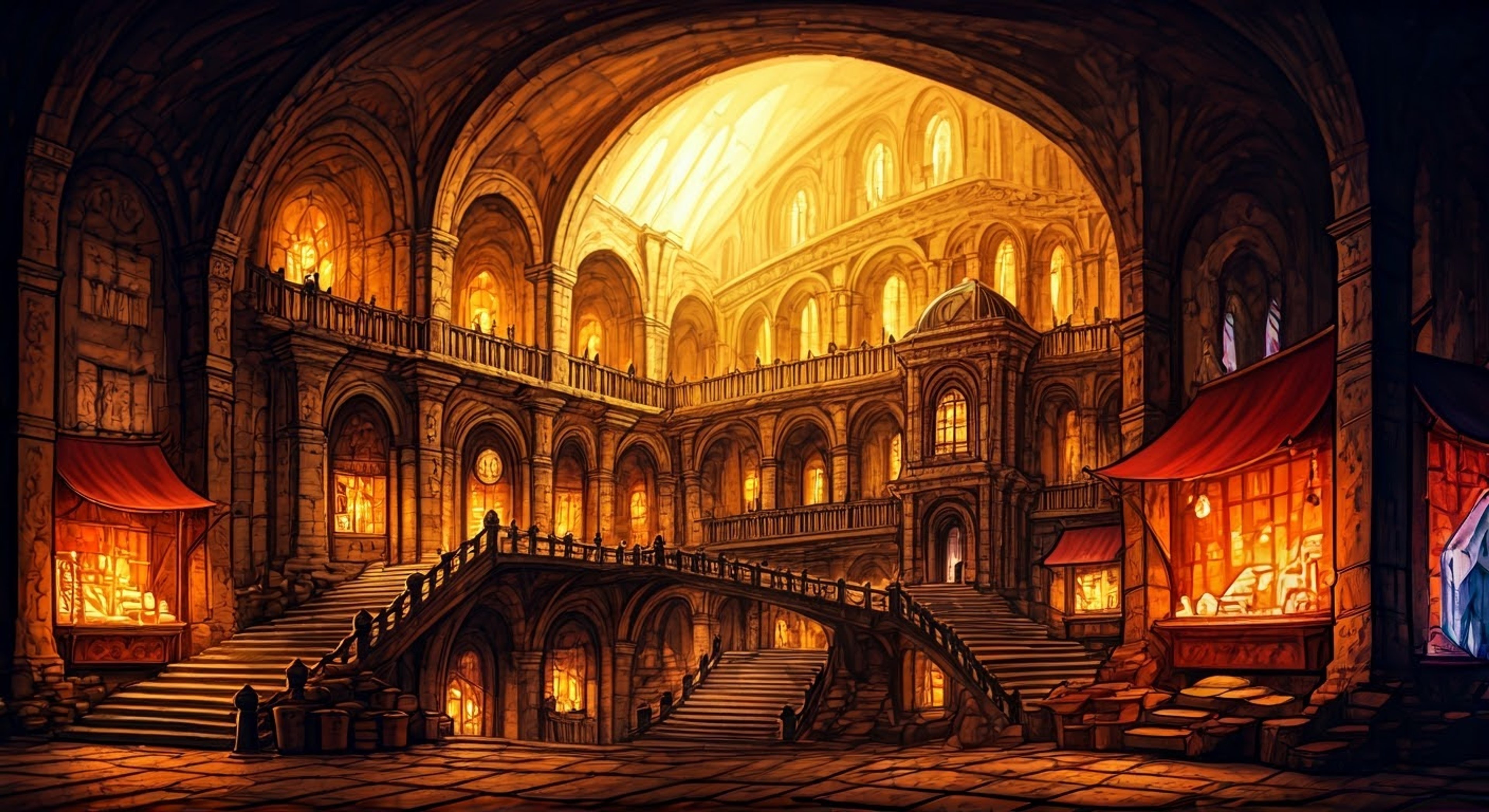 You join Porta on an exciting expedition to a newly discovered underground marketplace, following rumors of rare crafting materials and ancient merchant secrets. Your role is to help protect and guide the physically frail but skilled merchant as she appraises items and seeks valuable materials. The marketplace is said to contain powerful artifacts and recipes that could enhance Porta's crafting abilities, but navigating its maze-like passages requires careful teamwork.