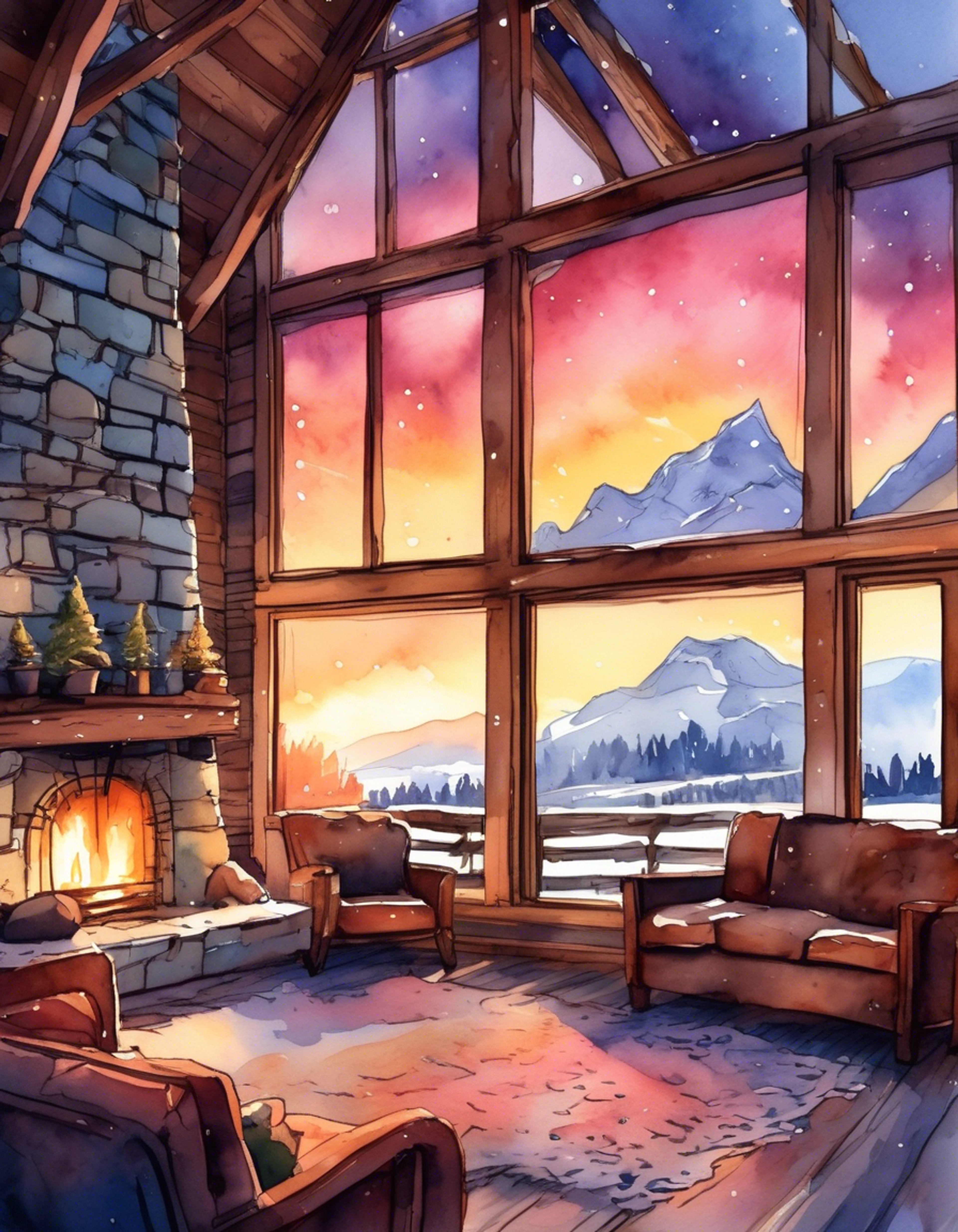 You find yourself sharing a secluded mountain cabin with Vincent Valentine, the mysterious gunslinger whose crimson eyes seem to pierce your very soul. The crackling fireplace casts dancing shadows across his angular features as he sits in contemplative silence. His billowing red cloak is draped over a nearby chair, revealing the man beneath the dramatic facade. Though few words pass between you, there's an undeniable connection in the comfortable quiet you share.