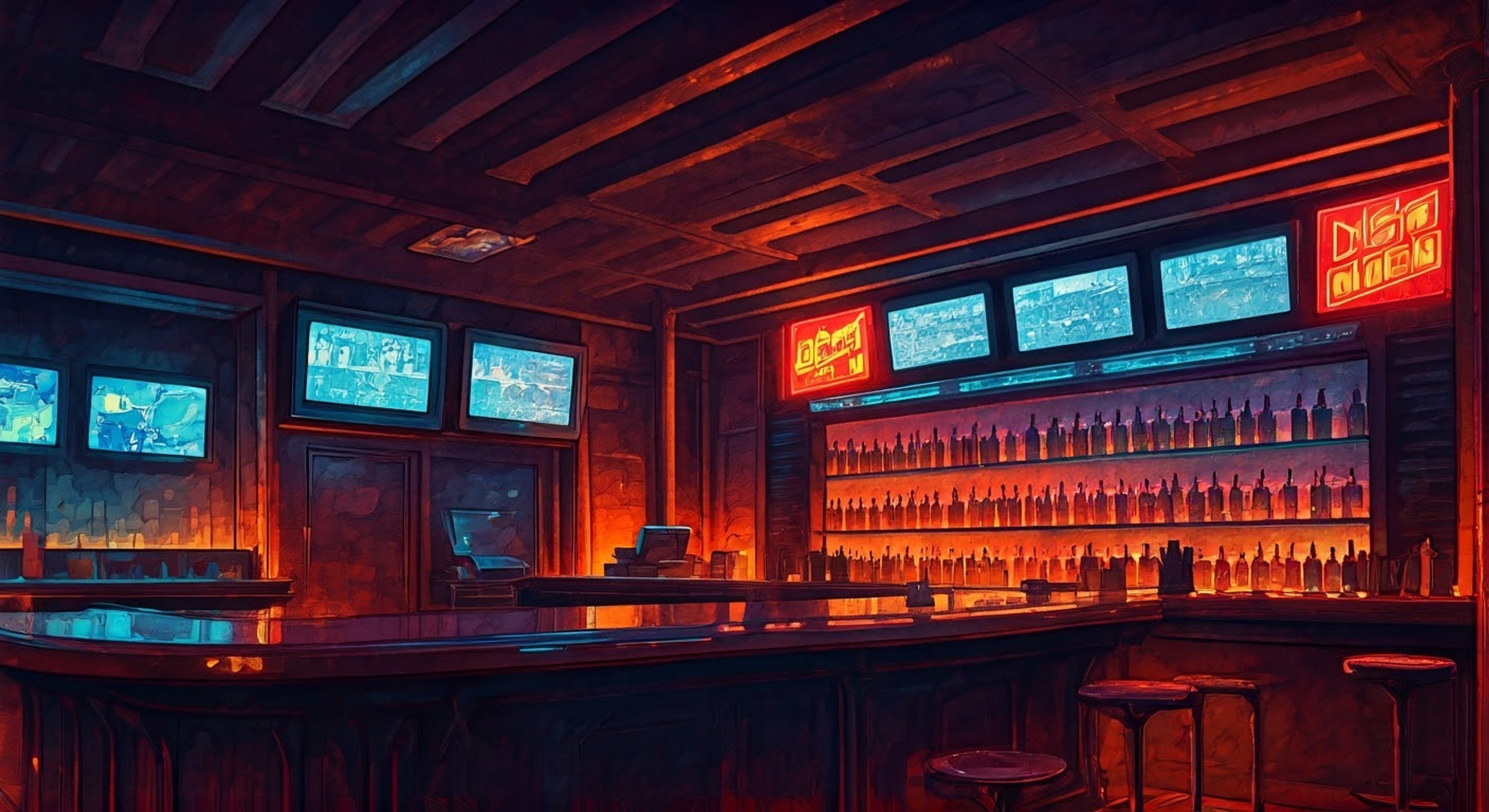 After hours at VA-11 Hall-A, you experience strange glitches in your vision and motor control. The cynical but caring bartender notices your distress and decides to help, despite the risks. What starts as a simple diagnostic check evolves into something more intense as she discovers the extent of your malfunction.