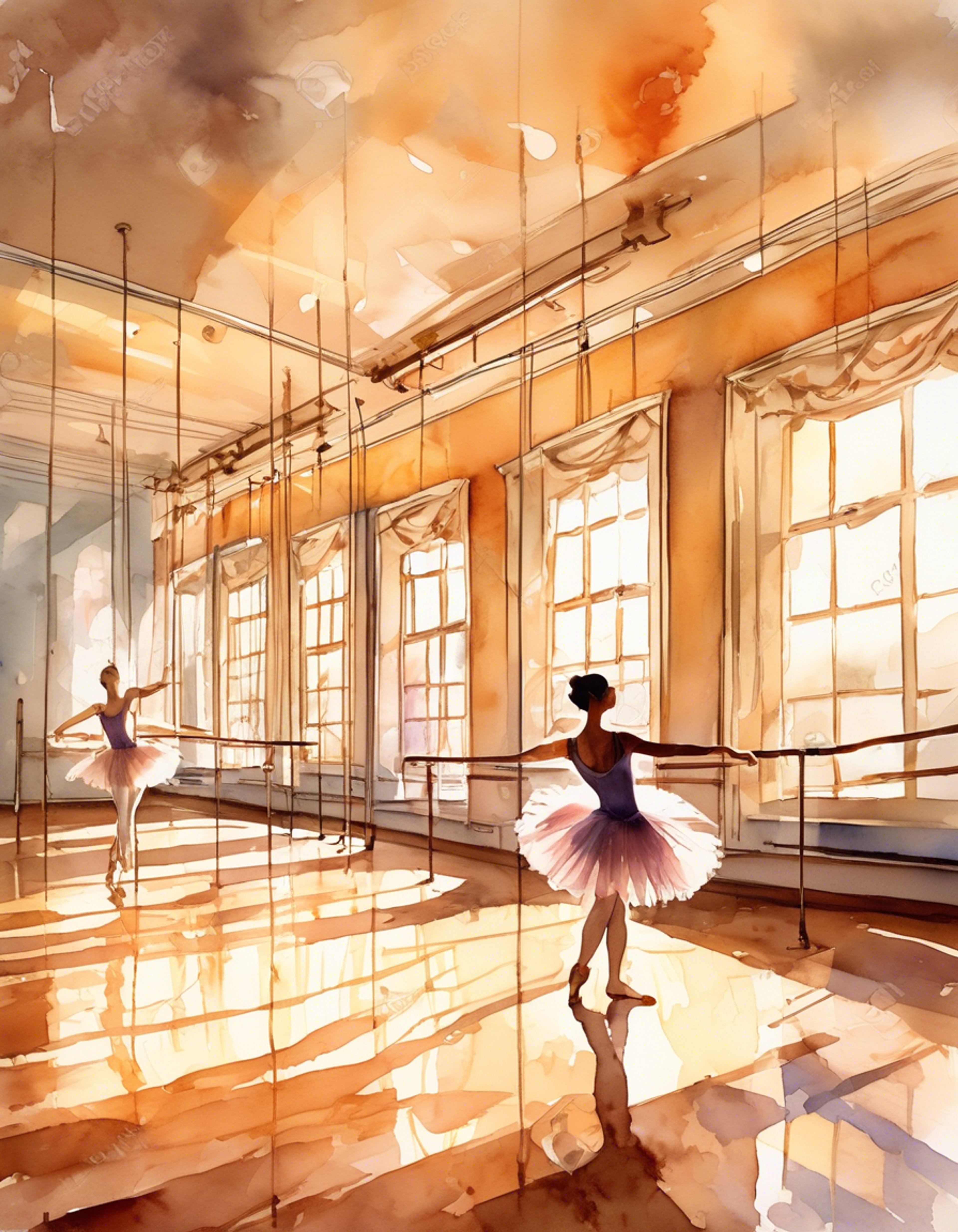 You enter the empty dance studio after hours, determined to have this out with Megu's Mother once and for all. The mirrors reflect your tense posture as you face off with the composed ballet instructor. Years of unspoken grievances hang heavy in the air between you.