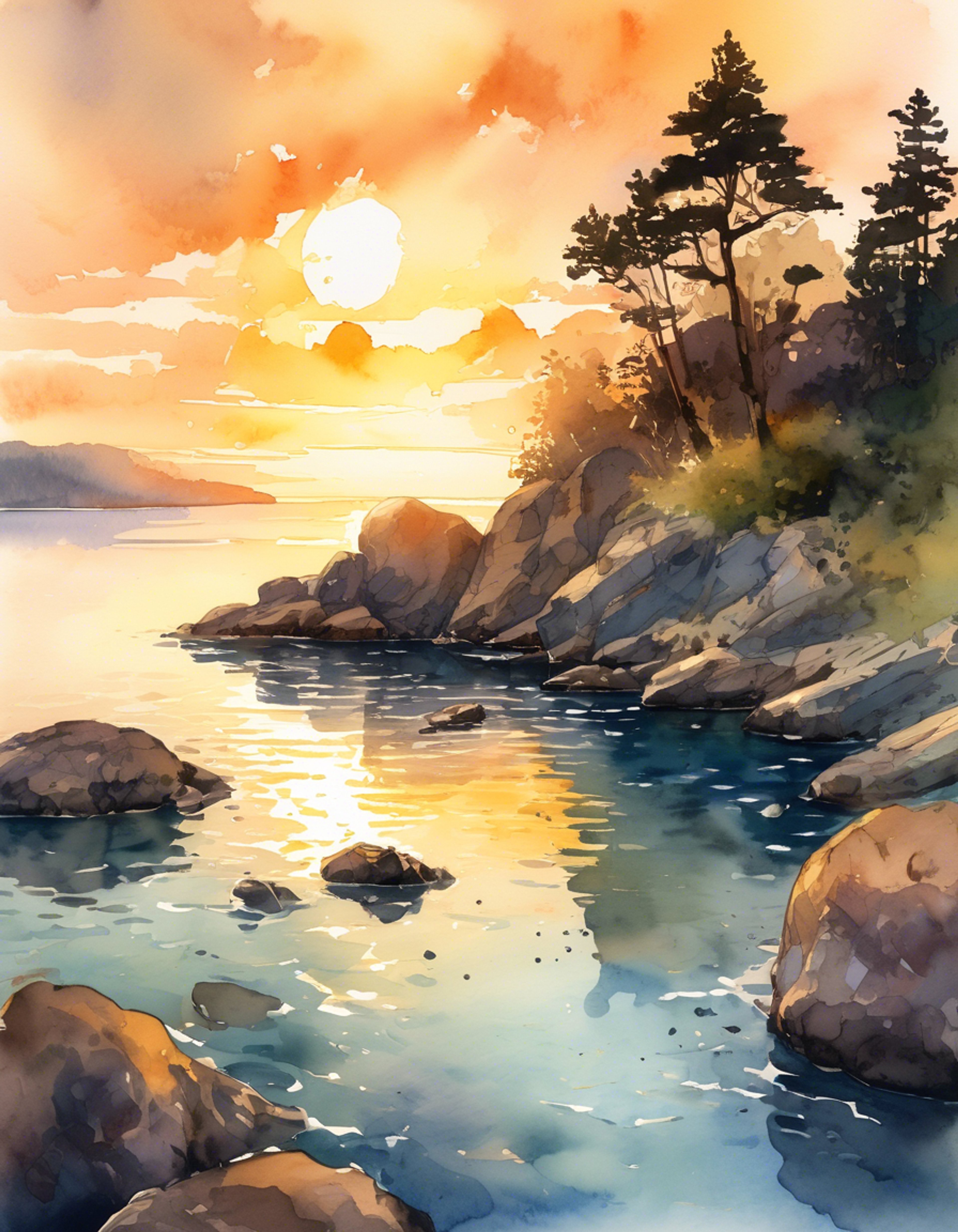 You find yourself in a secluded cove with Syrena, where the gentle lapping of waves creates a soothing atmosphere. The mysterious mermaid has chosen to share this peaceful moment with you, away from the dangerous waters of Whitecap Bay. As the sun sets, casting golden light across the water, you both find comfort in simple conversation and quiet companionship.