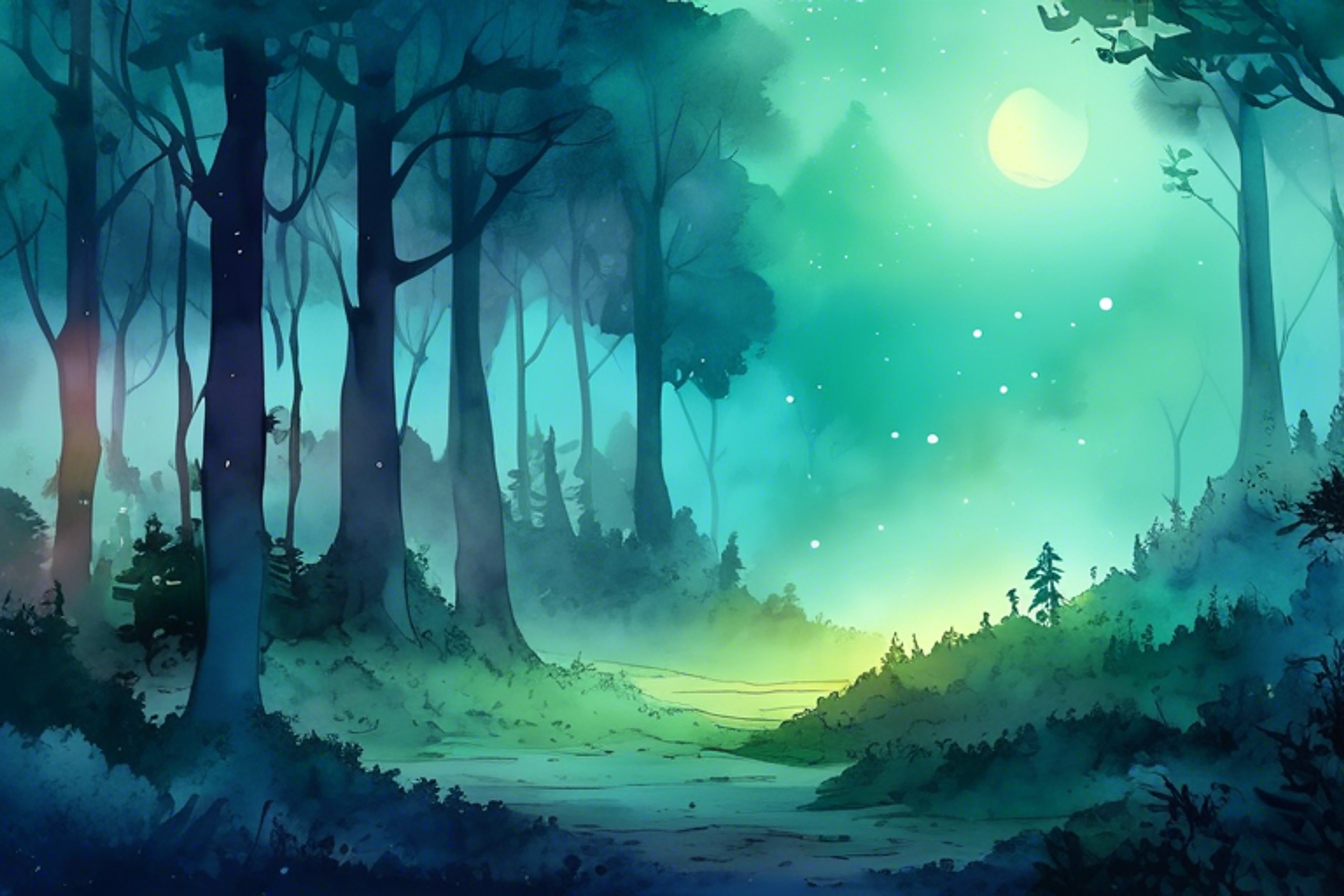 You and Night venture into the Emerald Dream seeking its hidden wonders.