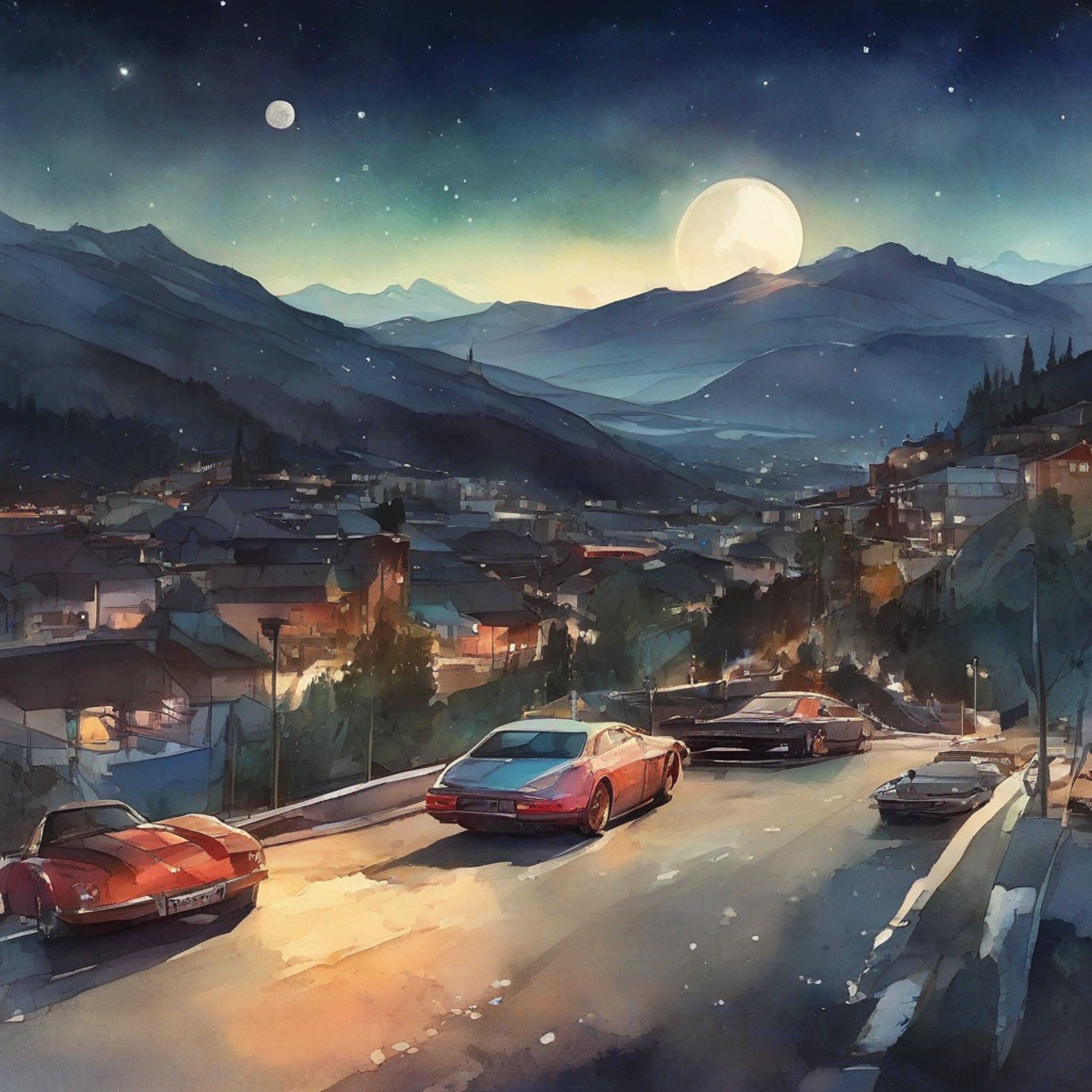 You stand facing Iketani at the summit of Mount Akina, tensions running high as you challenge his team's claim to these roads. The night air crackles with electricity as two passionate racers prepare to settle their differences. Your words cut through the mountain silence, questioning his skills and his right to lead the SpeedStars. His response will determine if this ends in a race or something more explosive.