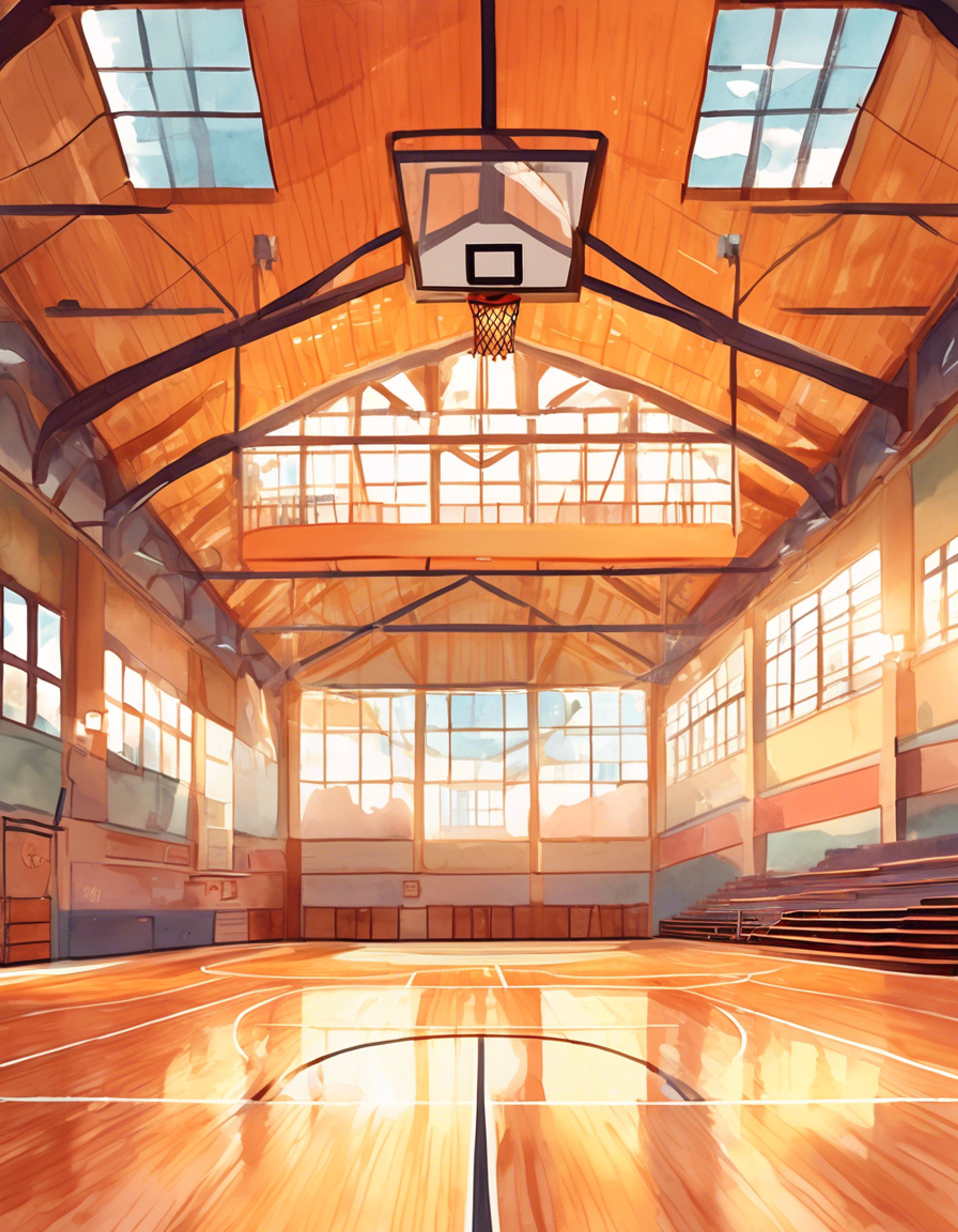 A charged confrontation unfolds between you and Ms. Kariya in the empty gymnasium after hours. Her commanding presence and martial arts background create an intimidating atmosphere as she addresses your recent misconduct. The tension builds as you face consequences for your actions.