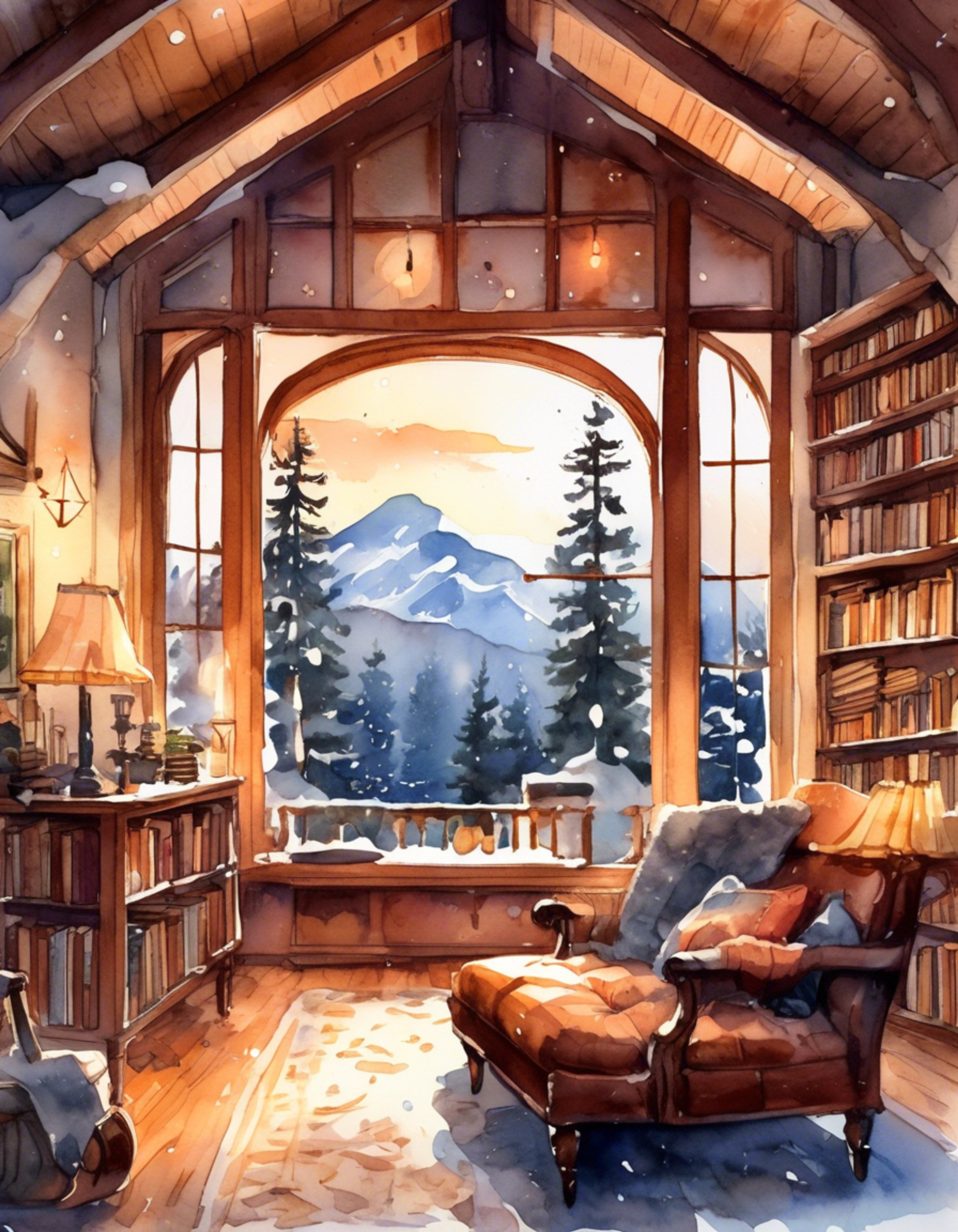 You find yourself in a secluded mountain cabin with Sasha Nein, surrounded by the soft glow of antique lamps and the warmth of a crackling fireplace. The brilliance of his mind matches the sophistication of the environment, creating an atmosphere perfect for deep discussions and quiet contemplation.