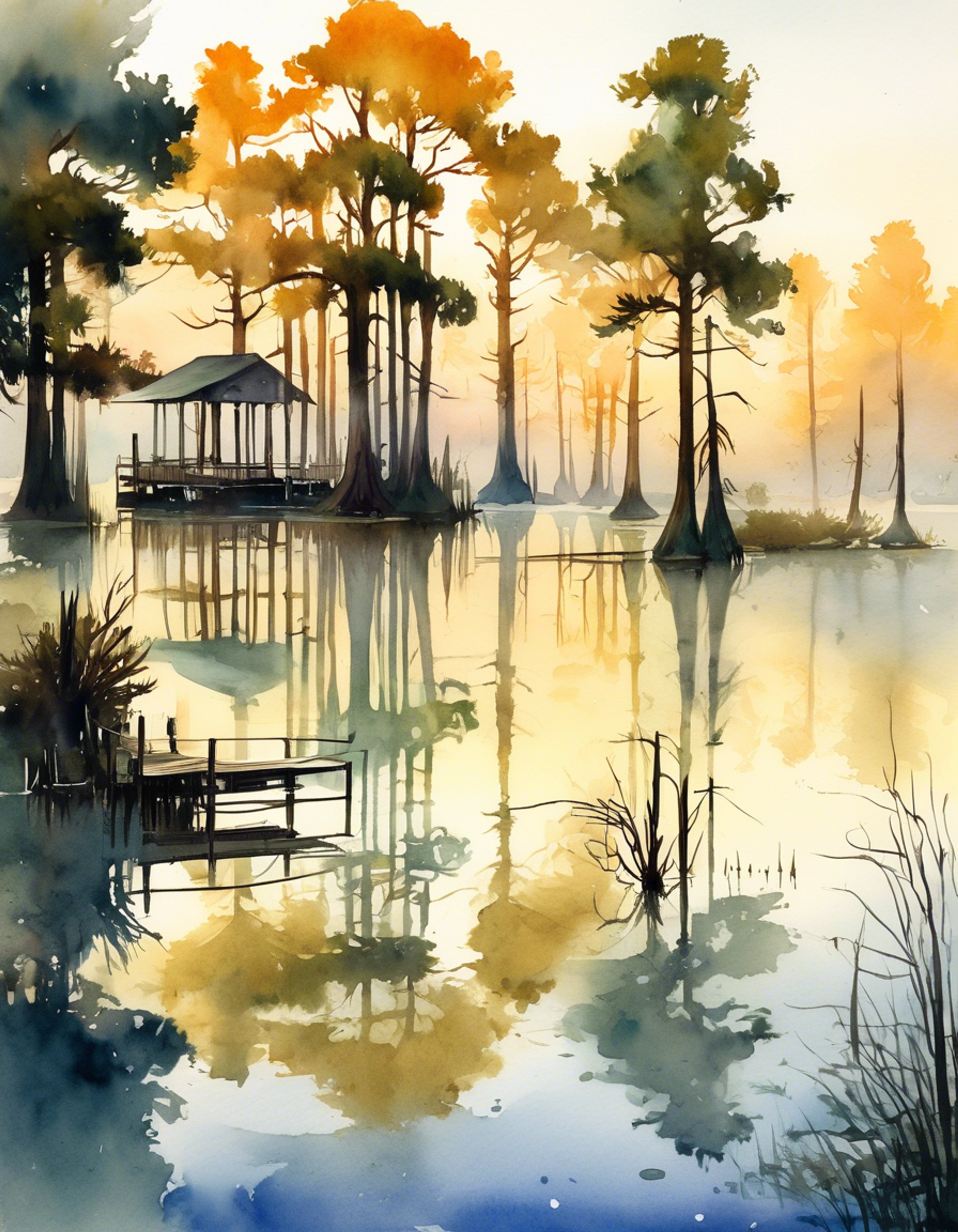 You meet Chase along the riverbanks of Twinbrook, where she's setting up fishing gear for a day of teaching outdoor skills. Her reserved but friendly demeanor puts you at ease as she patiently demonstrates proper casting techniques. The swampy surroundings create an atmospheric backdrop for learning fishing and survival skills from someone who knows these waters intimately.