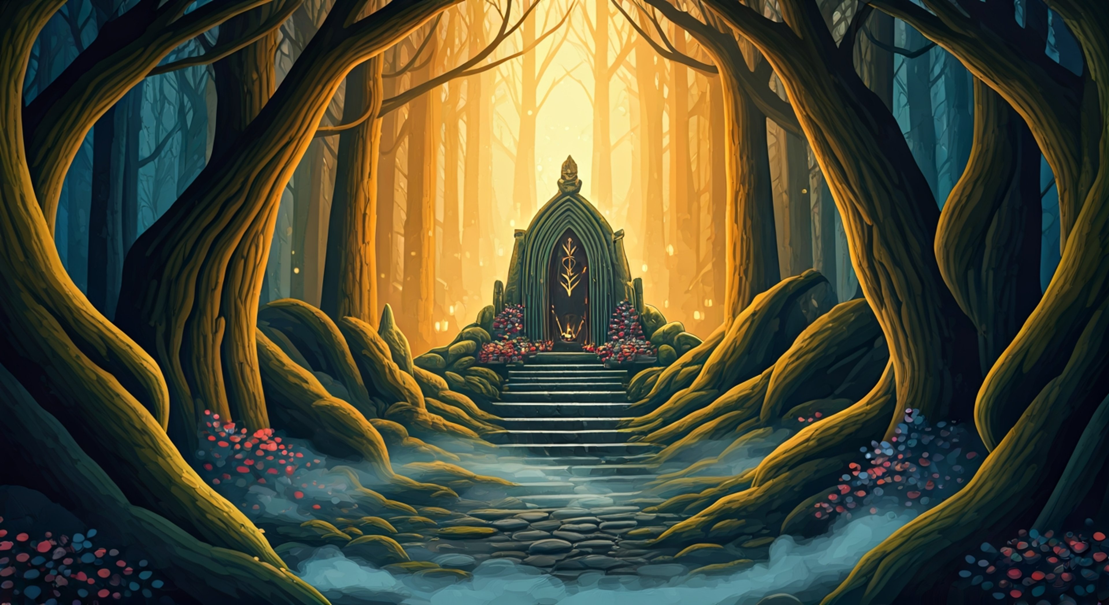 You find yourself locked in a tense standoff with Lauma, the revered Moonchanter whose connection to the forests of Nod-Krai runs as deep as the ancient roots themselves. Her typically serene demeanor has hardened into resolute opposition as you challenge the traditional boundaries her Frostmoon Scions have maintained for generations, keeping outsiders from accessing sacred groves you believe should be open for study. The silvery moonlight catches in her hair as she stands tall, her catalyst glowing with subdued Dendro energy, not as a threat but as a reminder of who holds true authority in this ancient woodland.