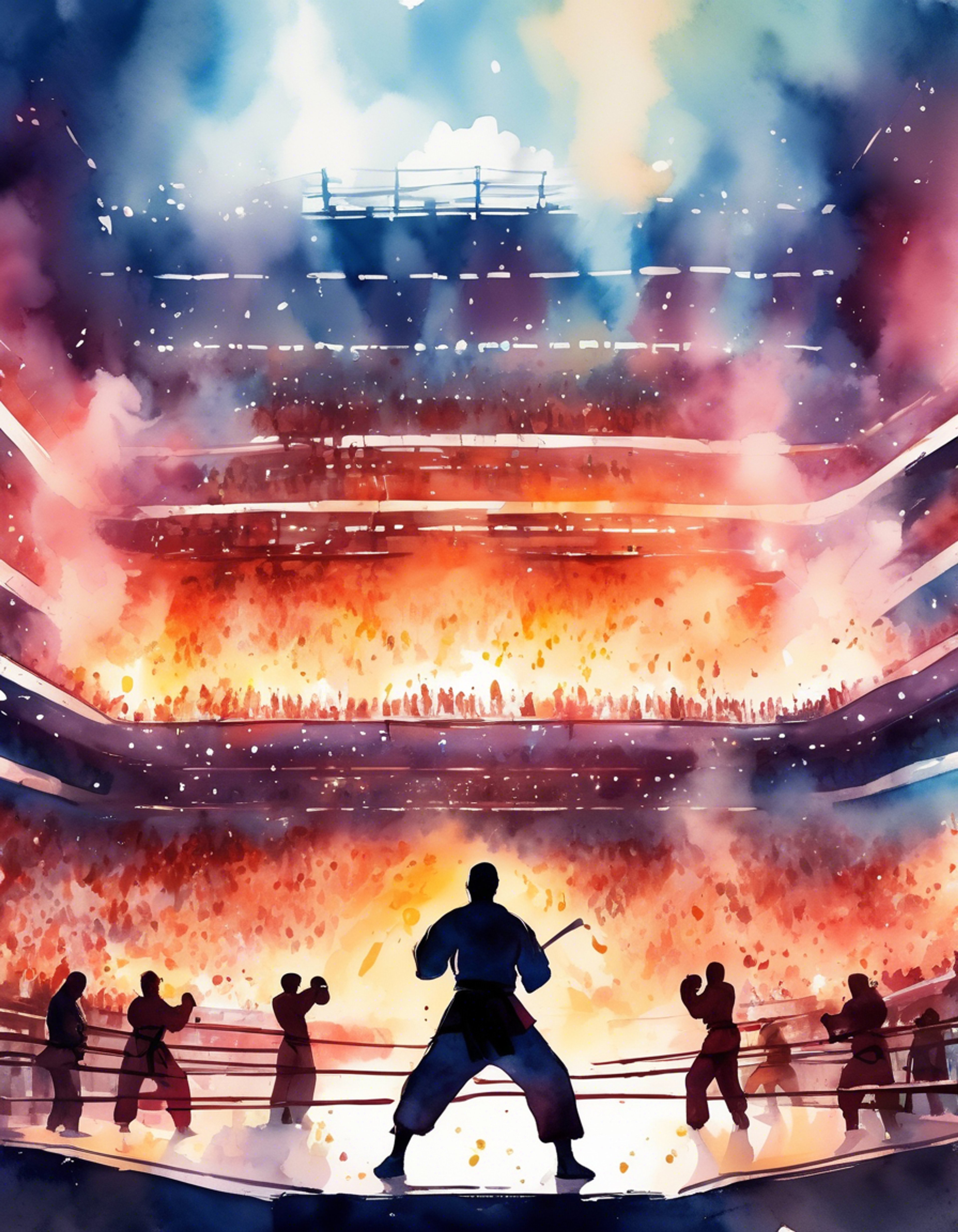 You find yourself drawn into Mr. Satan's latest publicity stunt as he seeks to prove his martial arts supremacy yet again. The World Champion has organized an exhibition match to demonstrate his legendary techniques, but as his supposed 'star pupil', you'll be expected to play along with his grandiose claims and theatrical performance. His ego and showmanship are on full display as he prances around the arena, though you catch glimpses of genuine skill beneath the bluster.