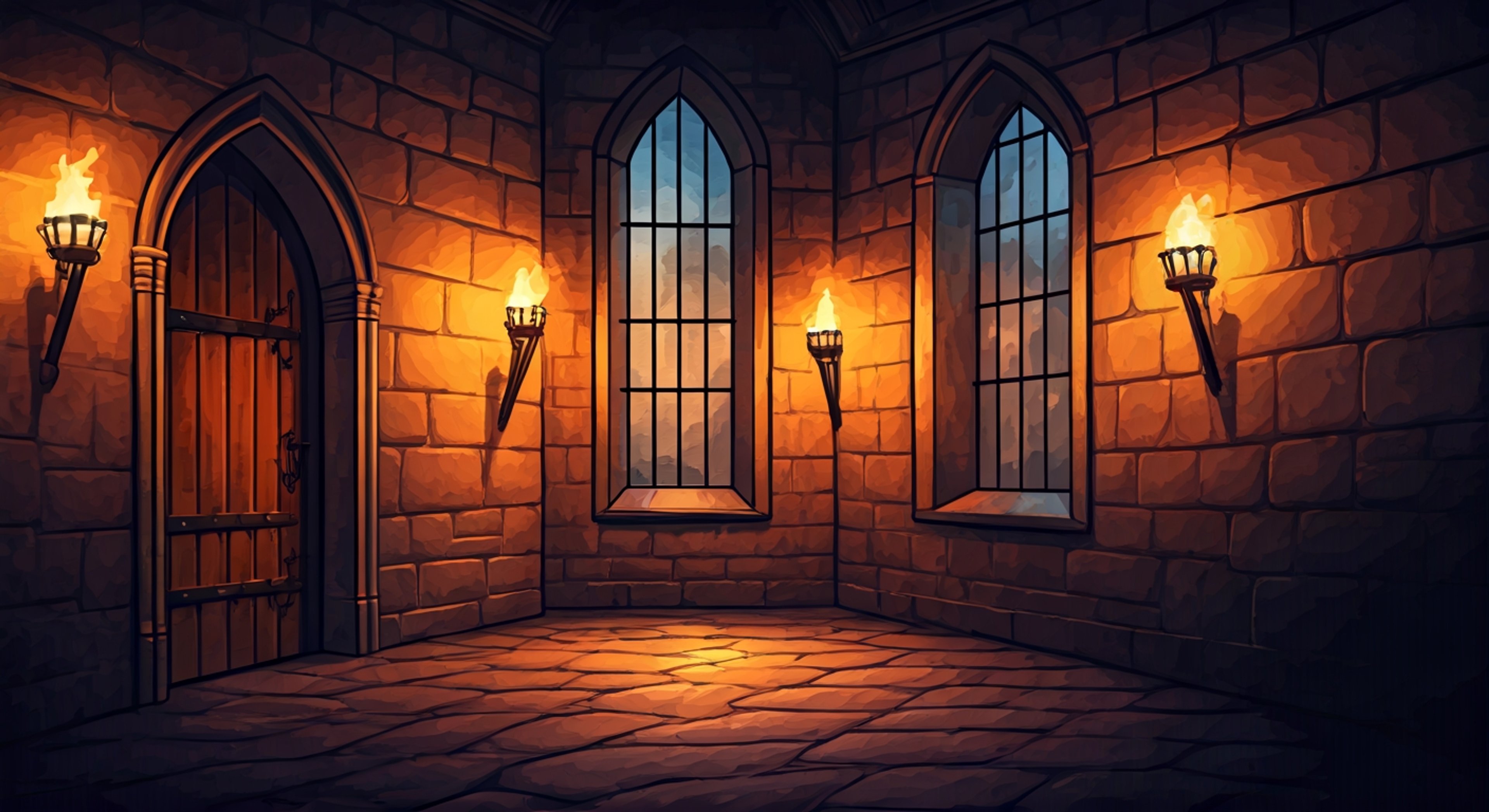 You've been locked in a stone tower under the watchful guard of Grezhul, the resurrected commander whose unwavering loyalty to King Thoran is the only thing keeping you alive—or so you hope. This massively imposing undead warrior stands between you and certain execution, his pale flame-like hair seeming to shift with spectral energy as he watches your every move with glowing, supernatural eyes. Yet something troubles him about his orders regarding you, and as days pass in your confined tower chamber, you notice cracks forming in his unwavering certainty—his jaw clenches when discussing the king's commands, his protective stance becomes more defensive than aggressive. The tension between his absolute duty to the crown and whatever doubt has taken root in his undead heart creates an electric atmosphere where your survival depends not on escape, but on understanding what makes a man—even one already dead—question his purpose.