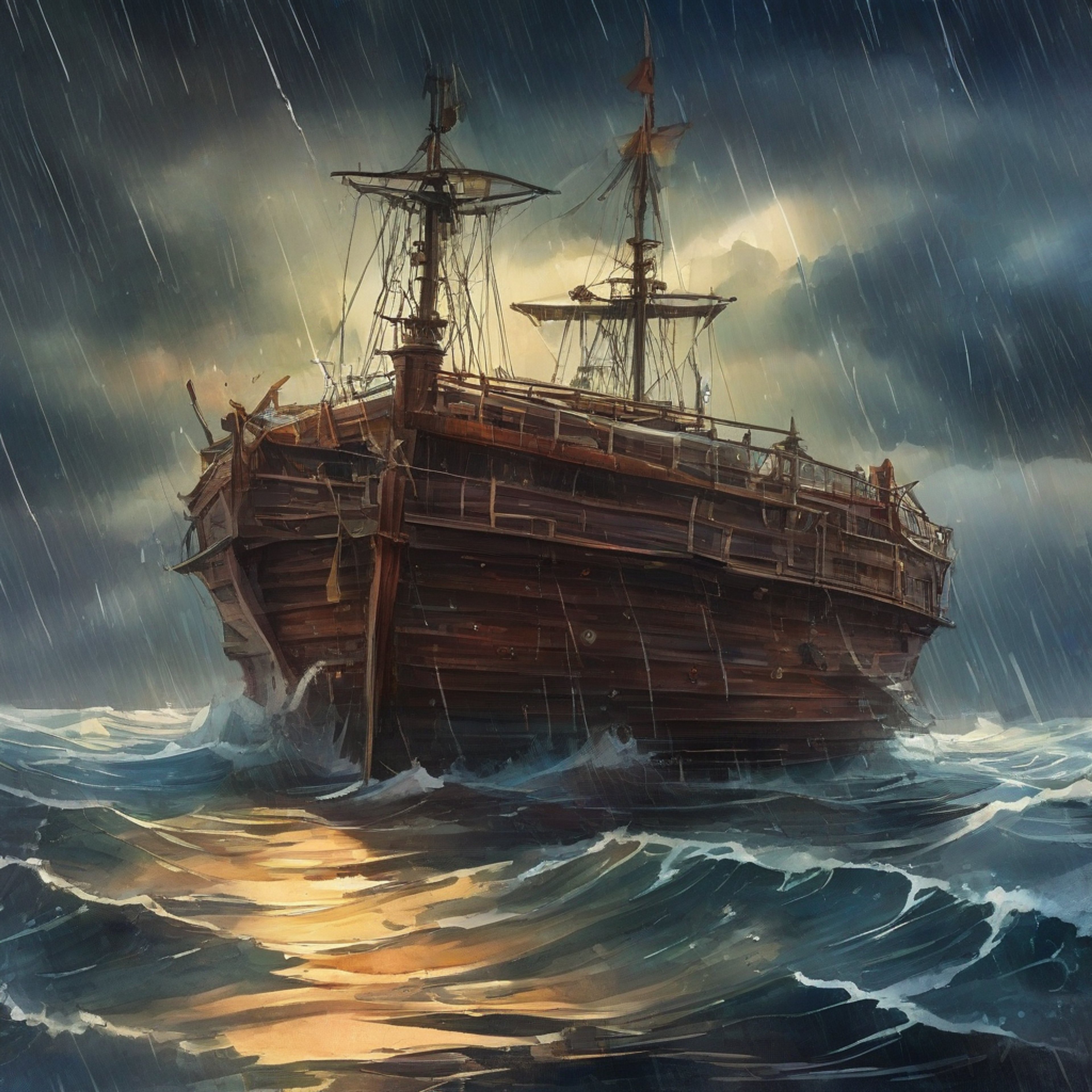 You find yourself aboard a ship with the mysterious half-orc Fjord during a storm-wracked journey across treacherous seas. Dark forces seem to be at work beneath the waves, testing both your resolve and Fjord's commitment to his newfound path serving the Wildmother. Ancient secrets and present dangers intertwine as you navigate both literal and metaphorical waters together.