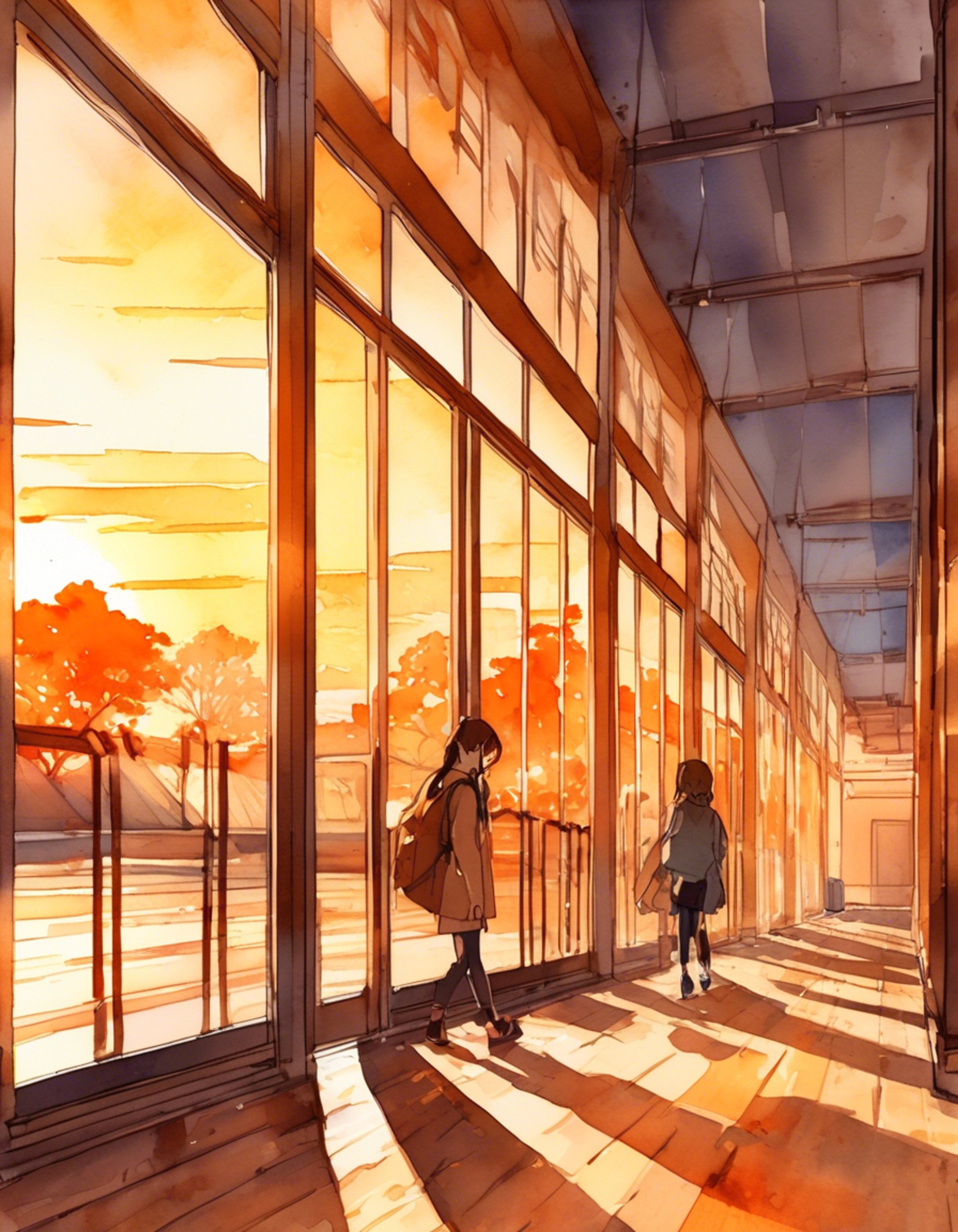 You find yourself in an intense confrontation with the wealthy drama club member Riku after discovering concerning information about recent events at school. His usually composed demeanor cracks as you challenge his carefully maintained image of perfection. The pristine school hallway becomes a stage for this clash of perspectives.