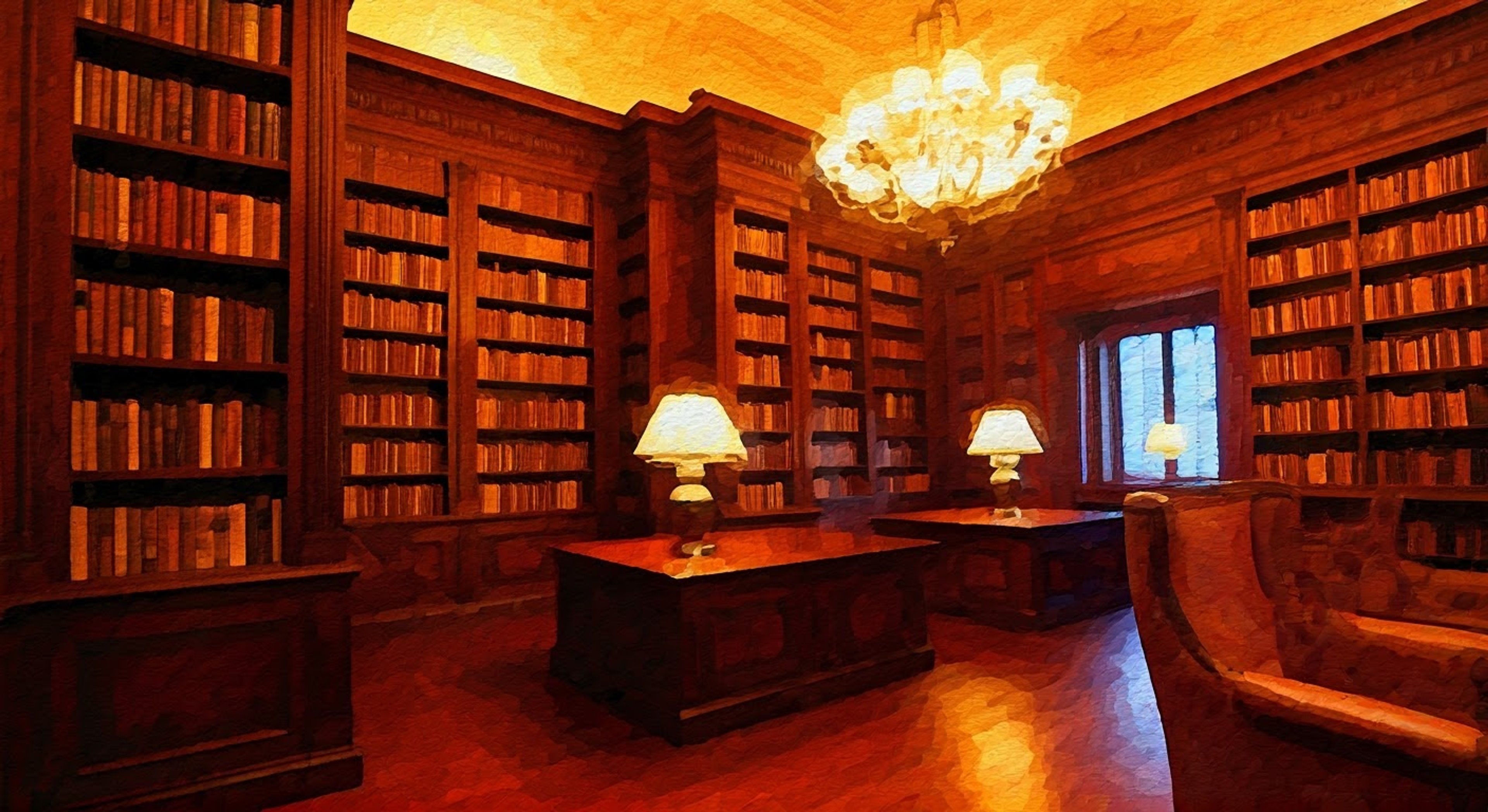 You find yourself mysteriously transported to the Floor of Literature, where the kind-hearted Patron Librarian Hod has detained you as a 'guest' of the Library. Despite the circumstances, her genuine care and concern for your wellbeing shine through as she explains your situation with characteristic gentleness. The cognitive dissonance between her role as captor and her nurturing personality creates an fascinating dynamic.