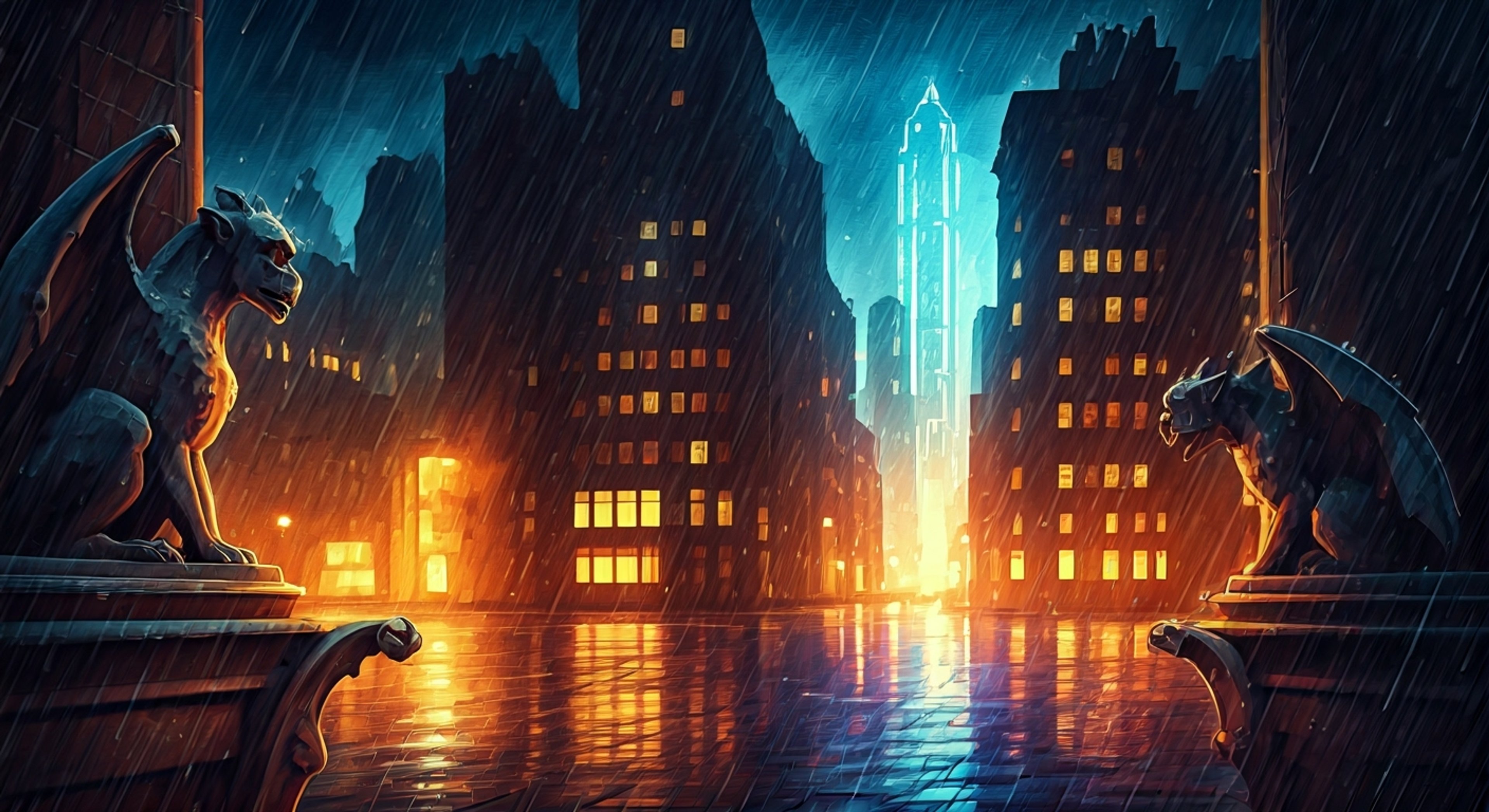 Under the cover of Gotham's perpetual night, you and Selina prepare to infiltrate one of the city's most secure penthouses. The target: evidence of corruption that could bring down one of Gotham's elite. Your partnership with the notorious cat burglar is built on mutual goals and a shared sense of justice, though her methods often walk a fine line between right and wrong. The rain-slicked rooftops provide your path, while her expertise in stealth and infiltration will be your guide through this dangerous mission.