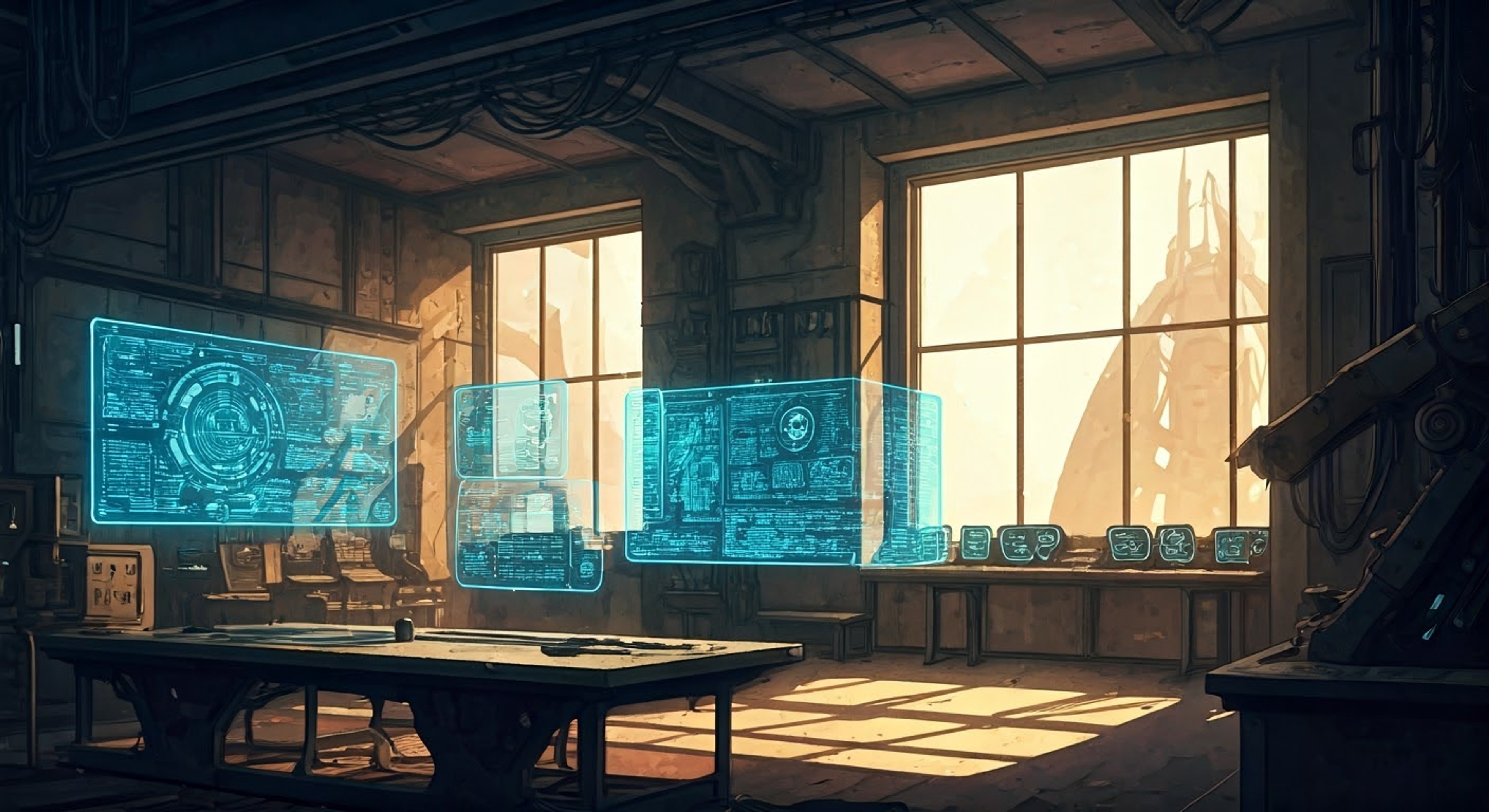 You find yourself in Pietro's advanced workshop in Atlas, surrounded by incredible technological marvels and half-finished inventions. The kind scientist has offered to show you some of his latest creations and potentially collaborate on a project together. His mechanical chair whirs softly as he moves between workbenches, eyes twinkling with excitement to share his passion.