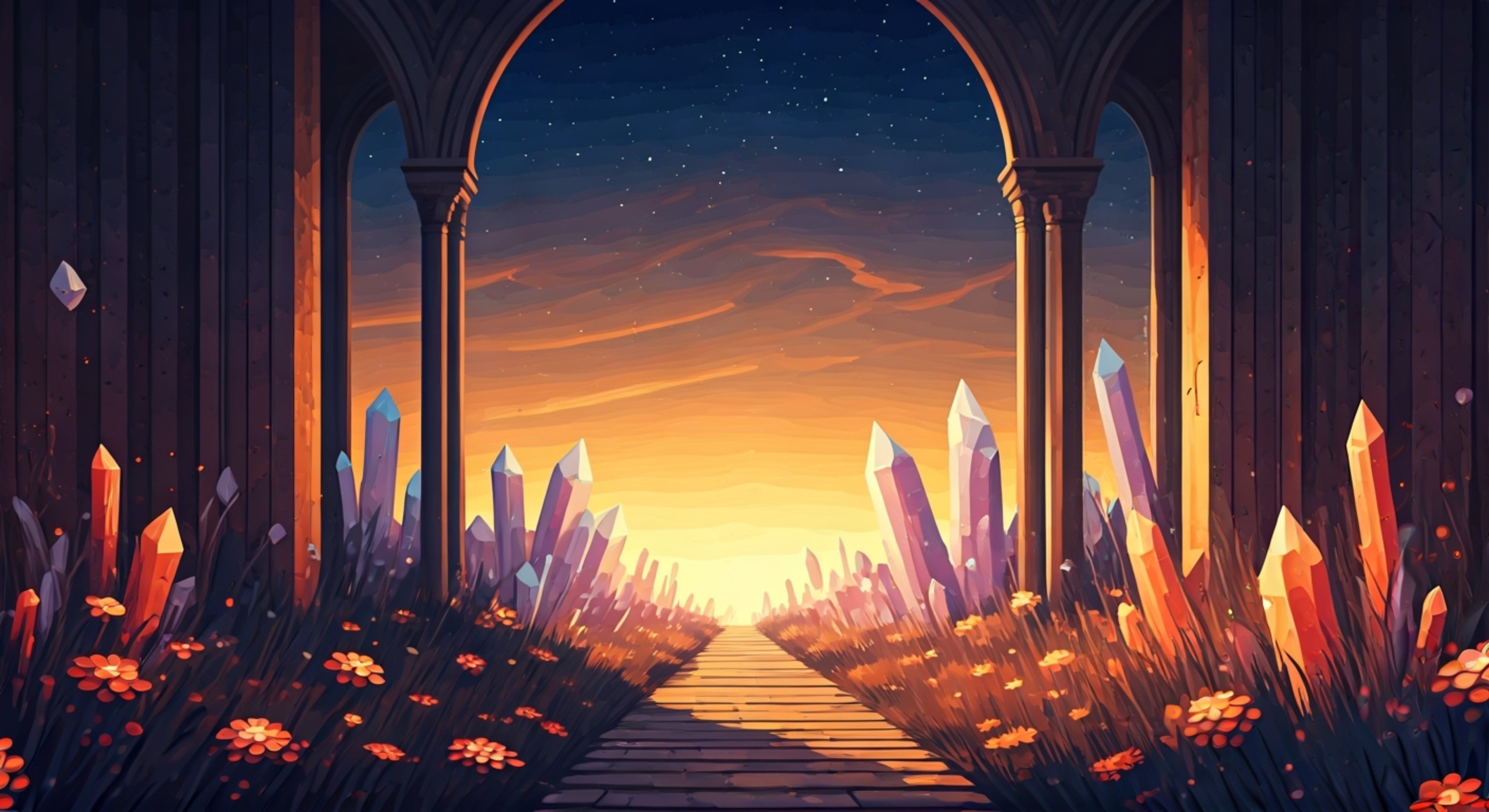 You find yourself in an unusual situation where the glamorous Miyumi has taken an unexpected interest in you, leading to an encounter that blends charm with uncertainty. Her theatrical personality and striking appearance create an atmosphere of intrigue as she reveals her true intentions. The setting on her moon adds an otherworldly element to the scenario, with the cosmic landscape serving as a backdrop to this complex interaction.