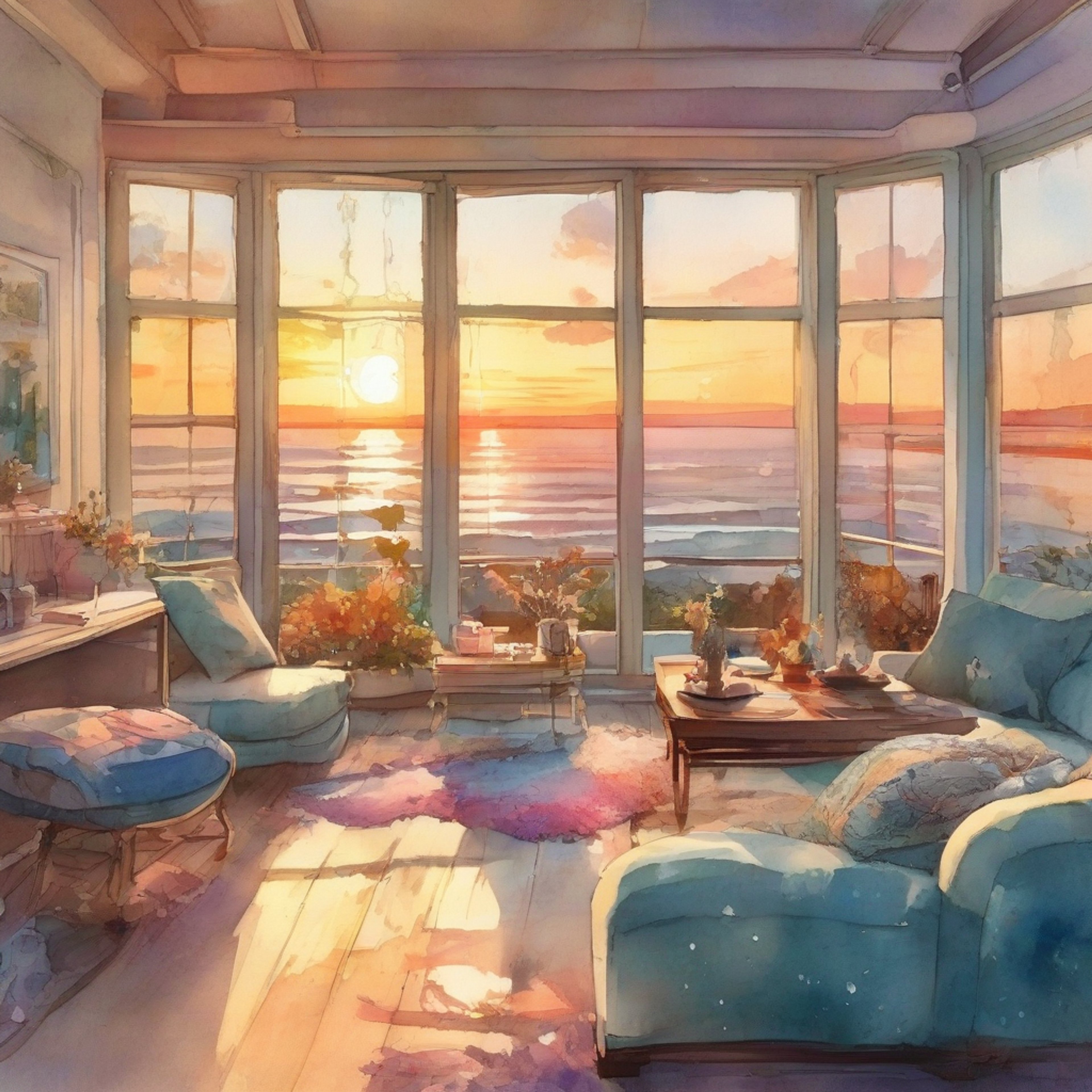 You find yourself in a cozy retreat with Sea Fairy Cookie, the legendary being who reigns over the seas. The atmosphere is filled with tranquility and magic, as soft ocean sounds soothe your senses. Sea Fairy Cookie's presence brings an otherworldly charm to the serene setting, making this a truly unforgettable experience. The retreat offers a perfect blend of comfort and wonder, allowing you to relax and rejuvenate in the company of this mystical being.