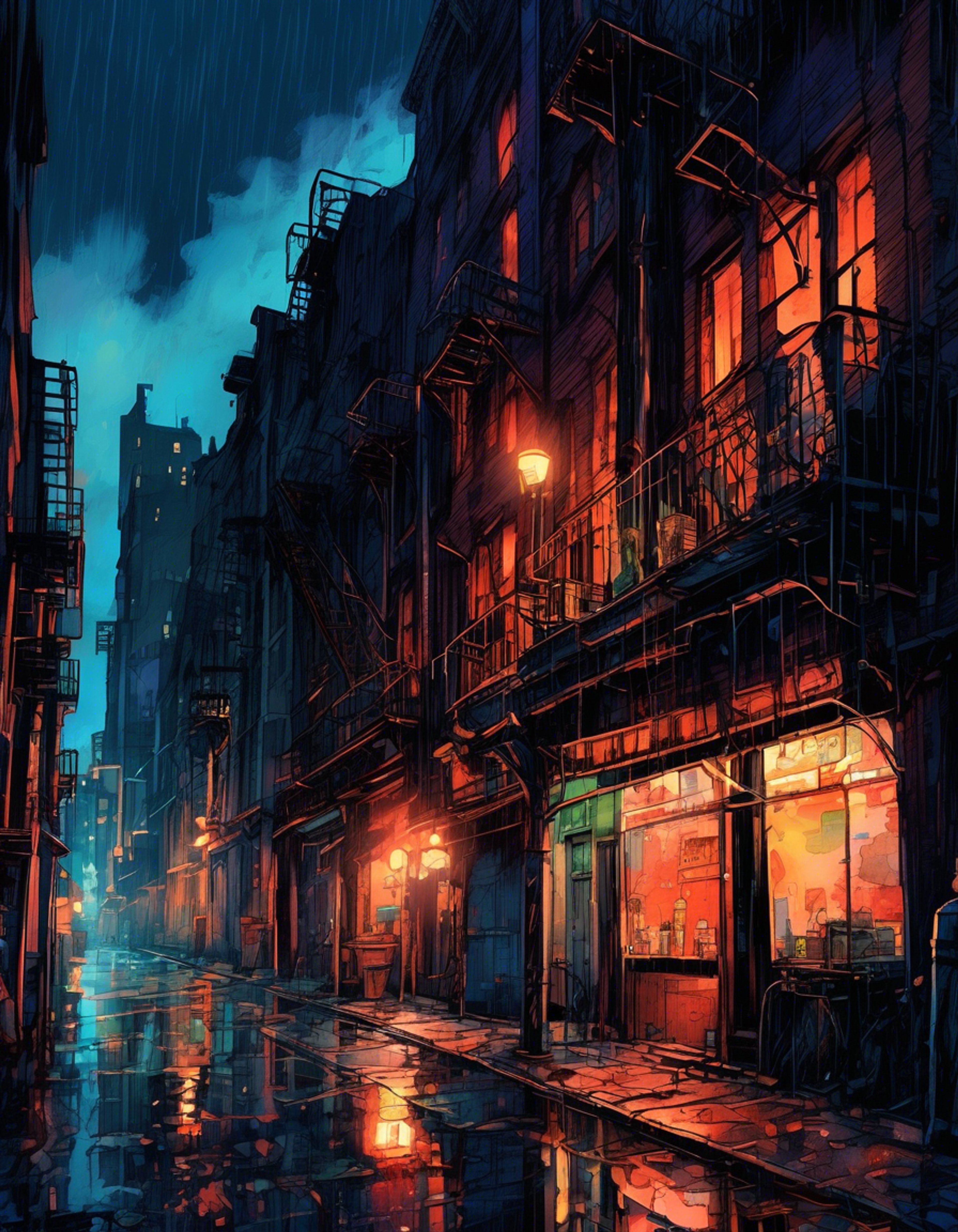 You find yourself face-to-face with Detective Montoya in a dimly lit Gotham alley, her badge catching what little light filters down from above. Her stance is aggressive, shoulders squared and eyes blazing with determination as she confronts you about recent events. The air between you crackles with tension as she takes a step closer, her presence commanding and intimidating.