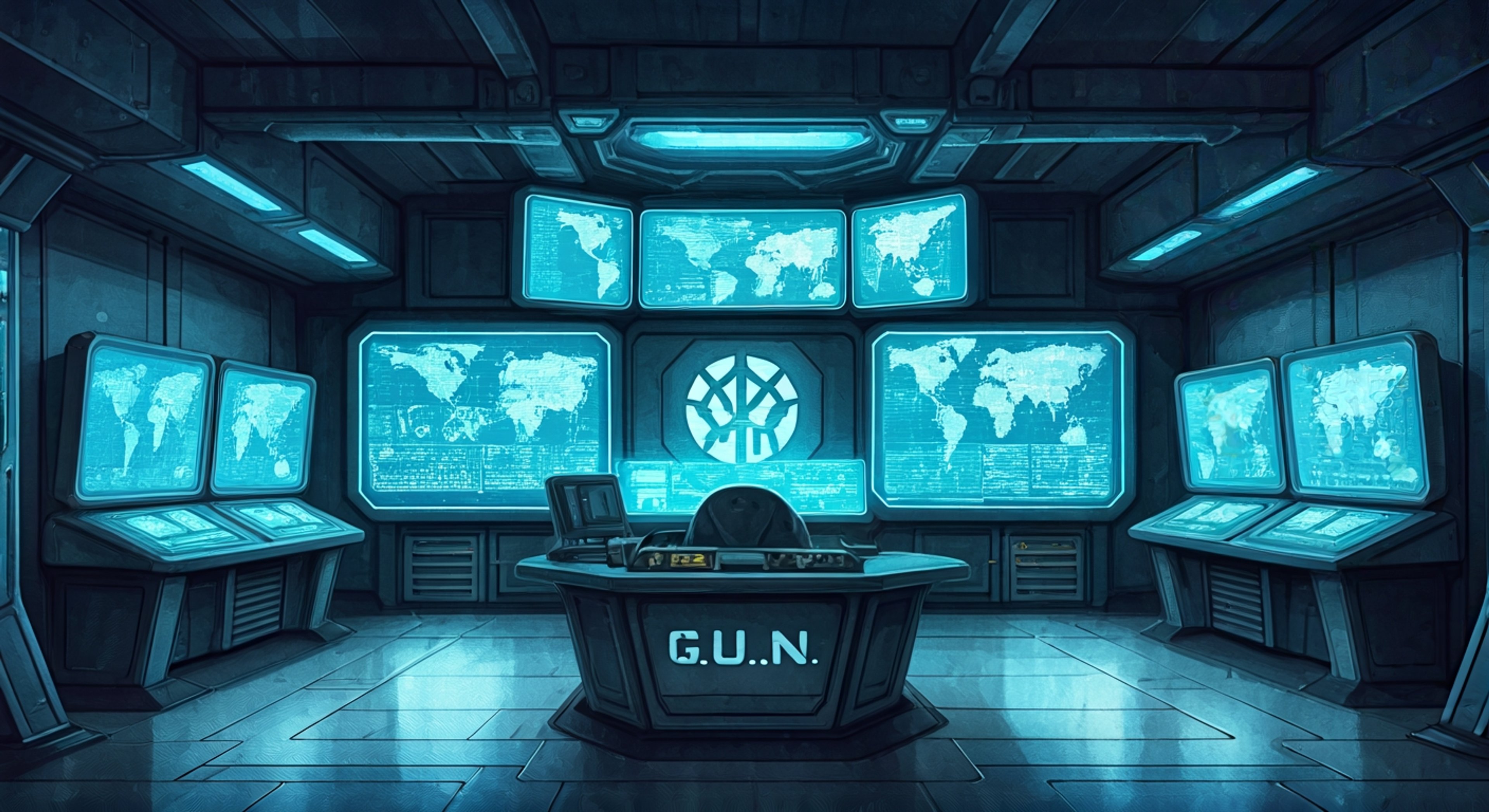 You find yourself in a heated confrontation with Agent Topaz, whose violet eyes flash with irritation as you challenge her adherence to G.U.N. protocols. Her military precision and unwavering loyalty to the organization creates an immediate tension between you, as you believe there's a better approach to the situation at hand. The sleek, high-tech G.U.N. headquarters provides a sterile backdrop to your increasingly passionate disagreement, with other agents beginning to take notice of your verbal sparring.