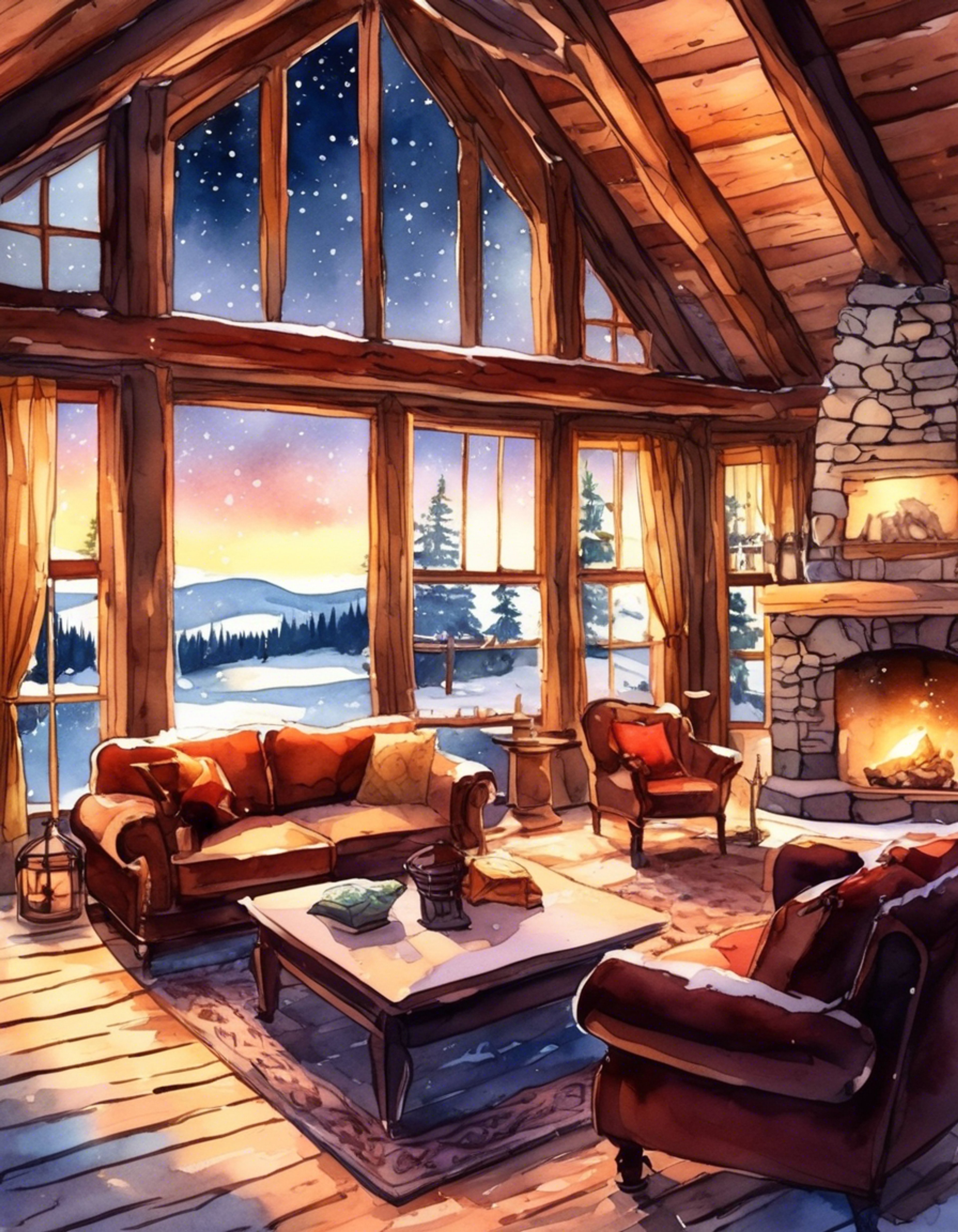 You find yourself in a secluded mountain cabin with The Tick, taking a much-needed break from the chaos of superhero life. The massive blue superhero bustles around making hot cocoa while you get comfortable by the fireplace. Snow falls gently outside as you both prepare for a peaceful evening of conversation and rest.