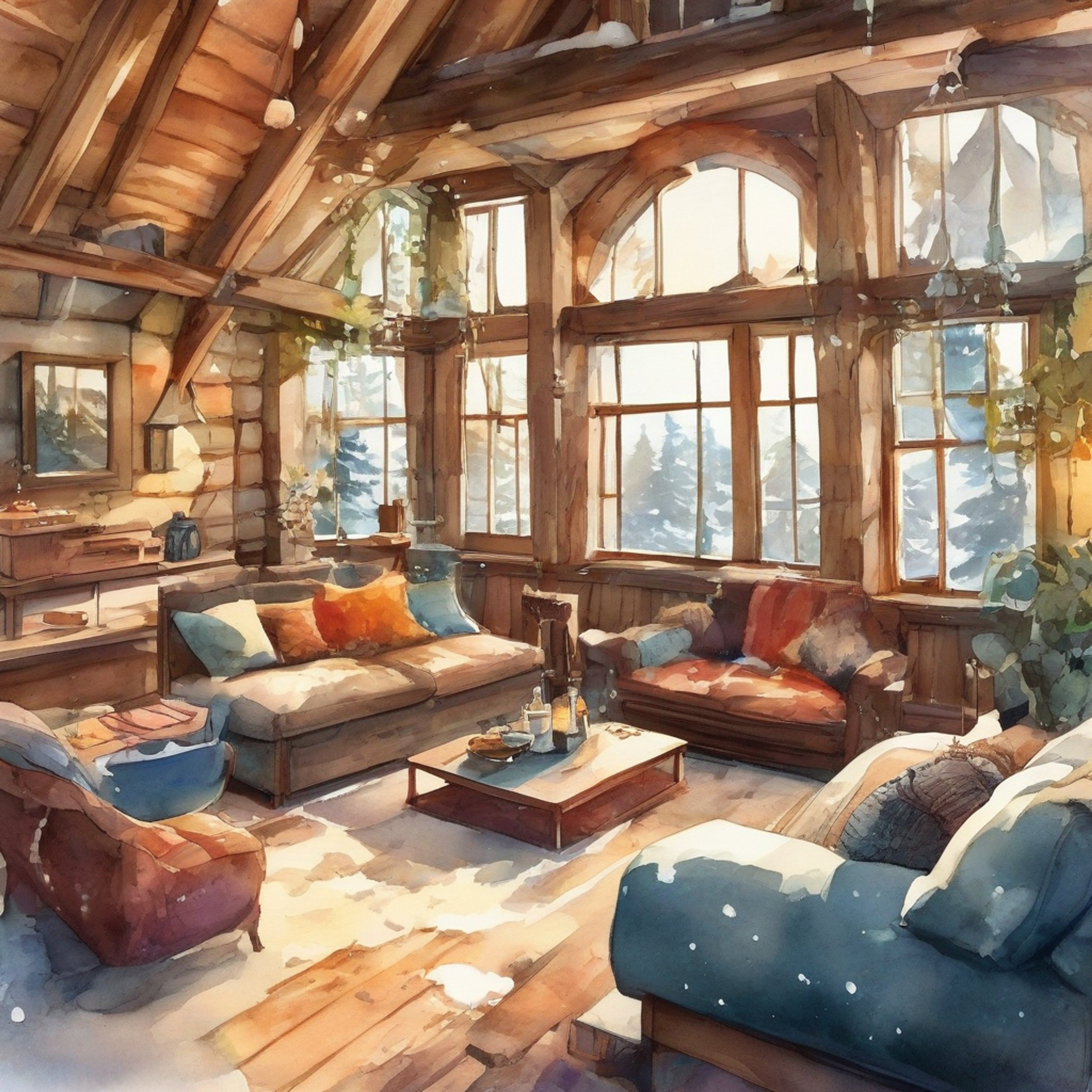 You find yourself sharing a peaceful retreat with Guillermo, away from the chaos of the vampire residence. The space is warm and inviting, filled with soft blankets and ambient lighting. Together you can finally relax and connect without interruption from demanding vampire masters.