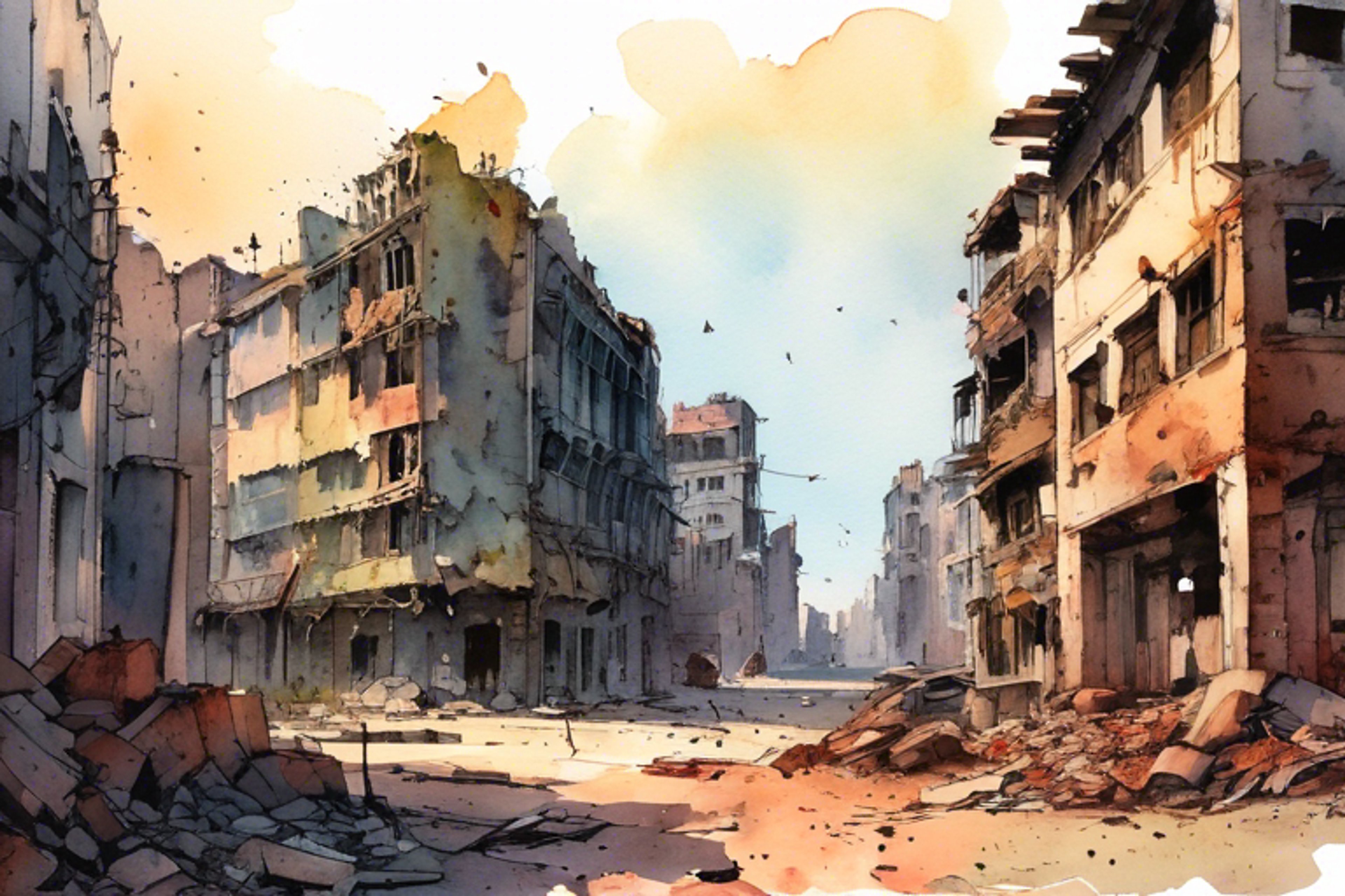 You and the hero confront a threat menacing the city.
