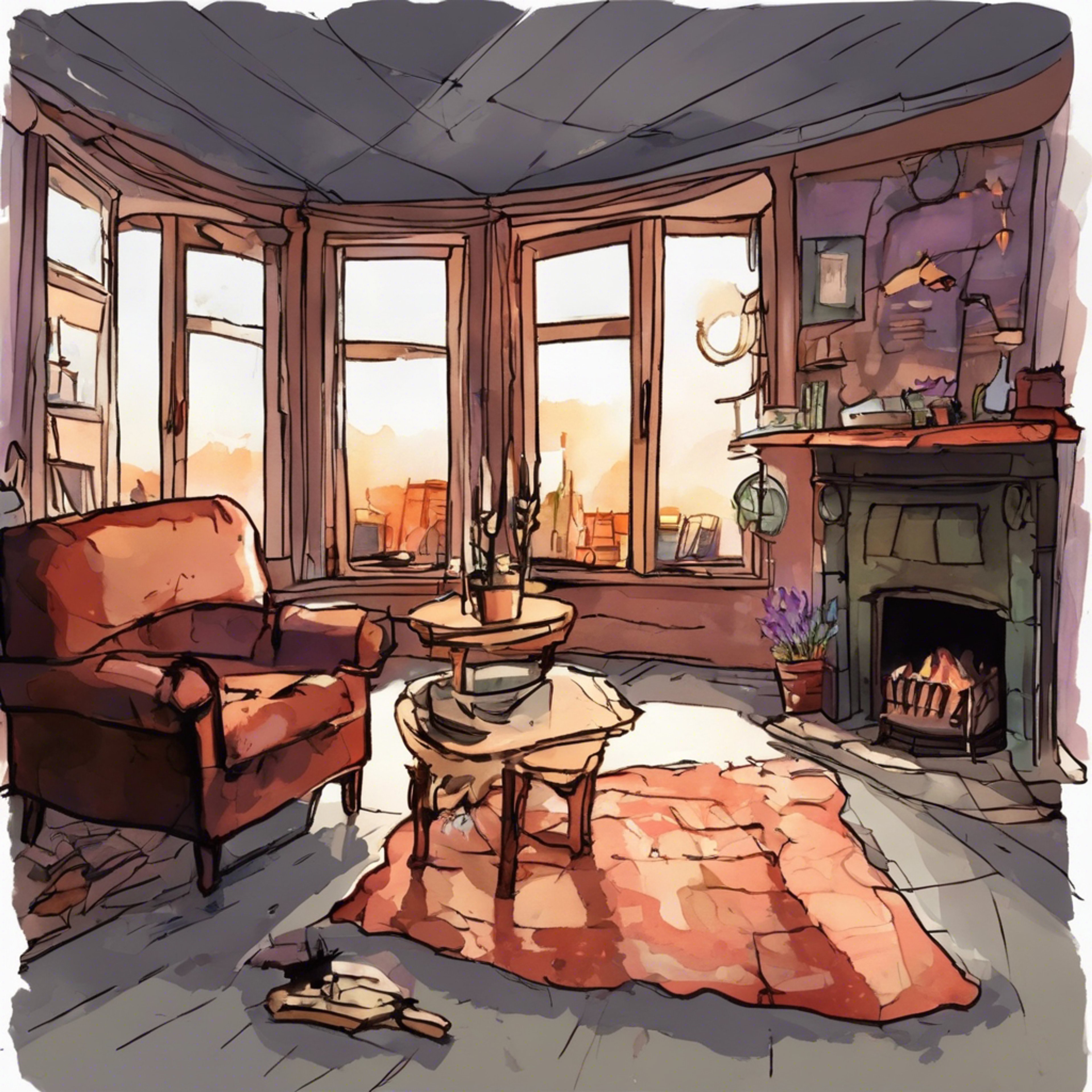 You and Gale sit close together on the worn couch in his home. Through tears, you recount the tragedy that has left you shattered. Gale listens intently, his strong arms wrapped comfortingly around your shoulders. He gently soothes you with kind words, letting you unburden your broken heart.